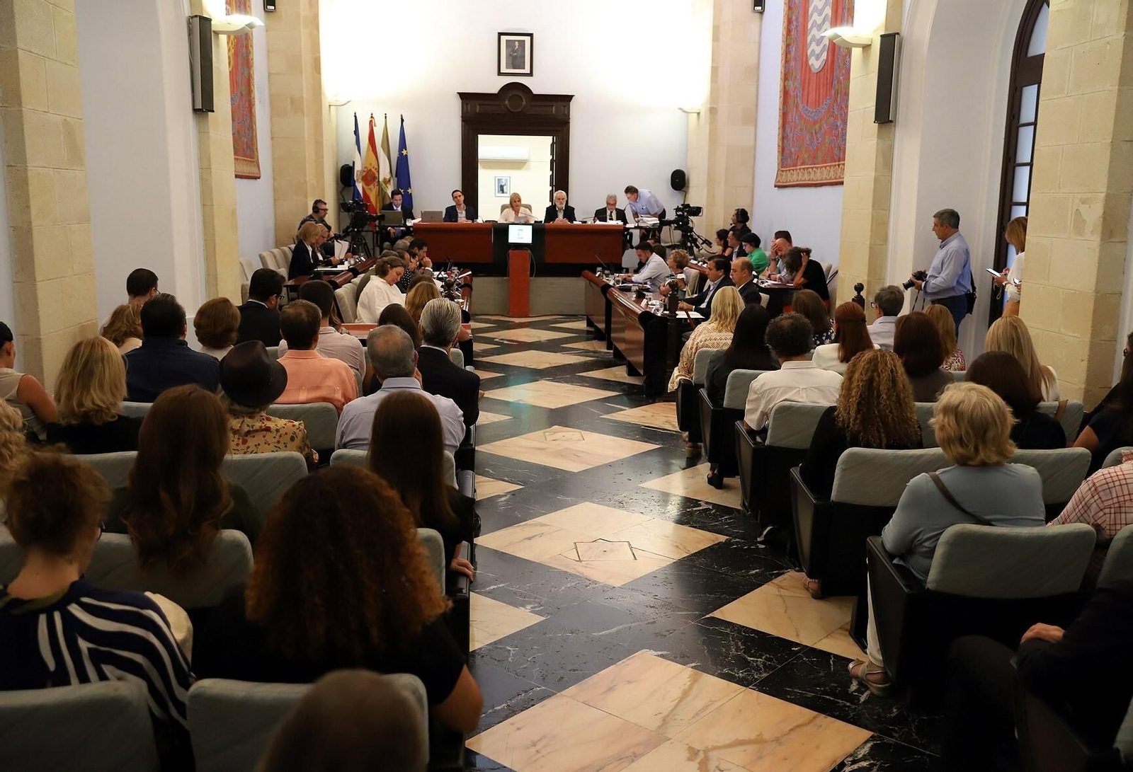 Un momento de la celebración del pleno.