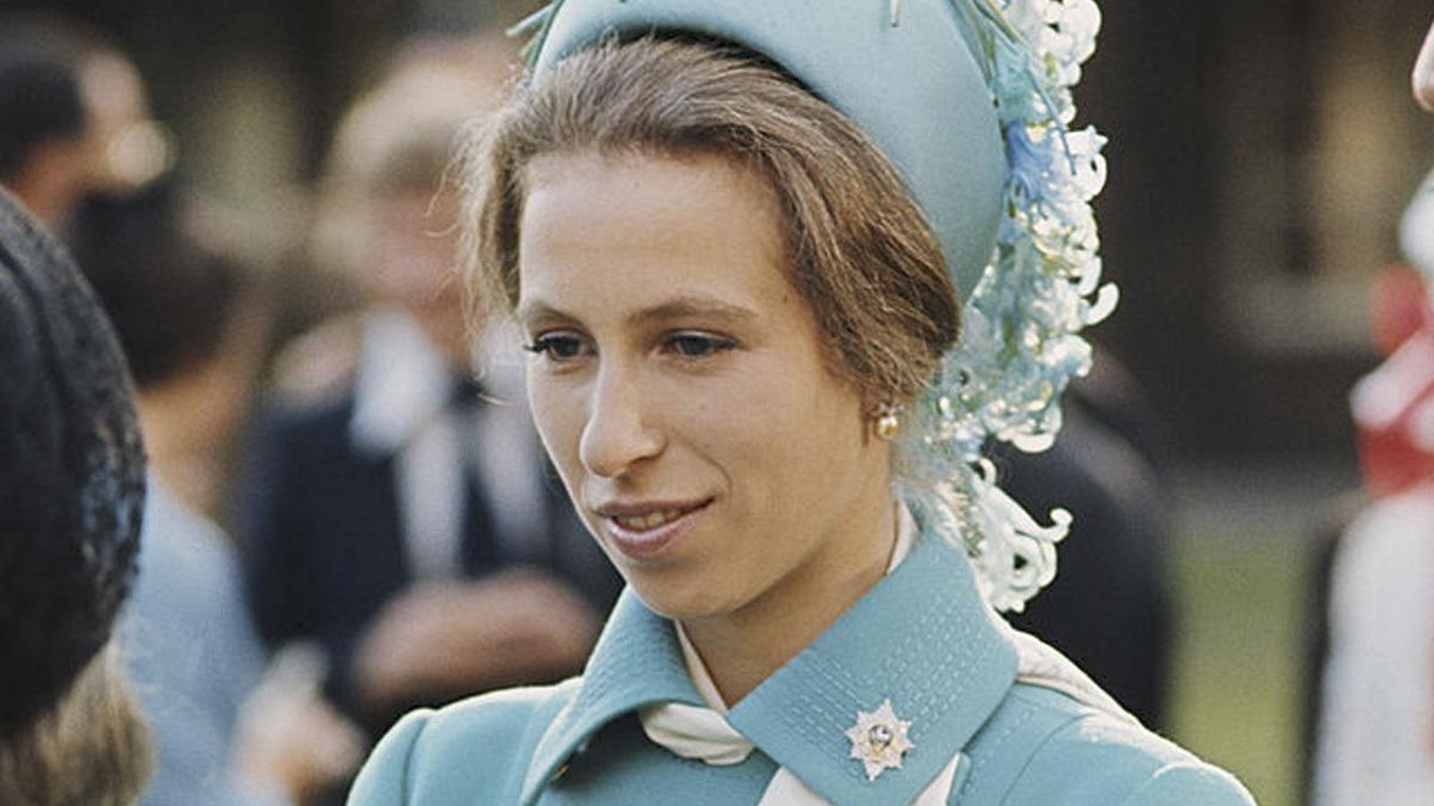 Una jovencísima princesa Ana.