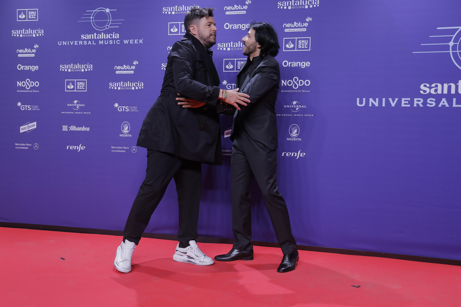 Famosos y artistas en la alfombra roja de la gala del flamenco en los 'Santalucía Universal Music Week'