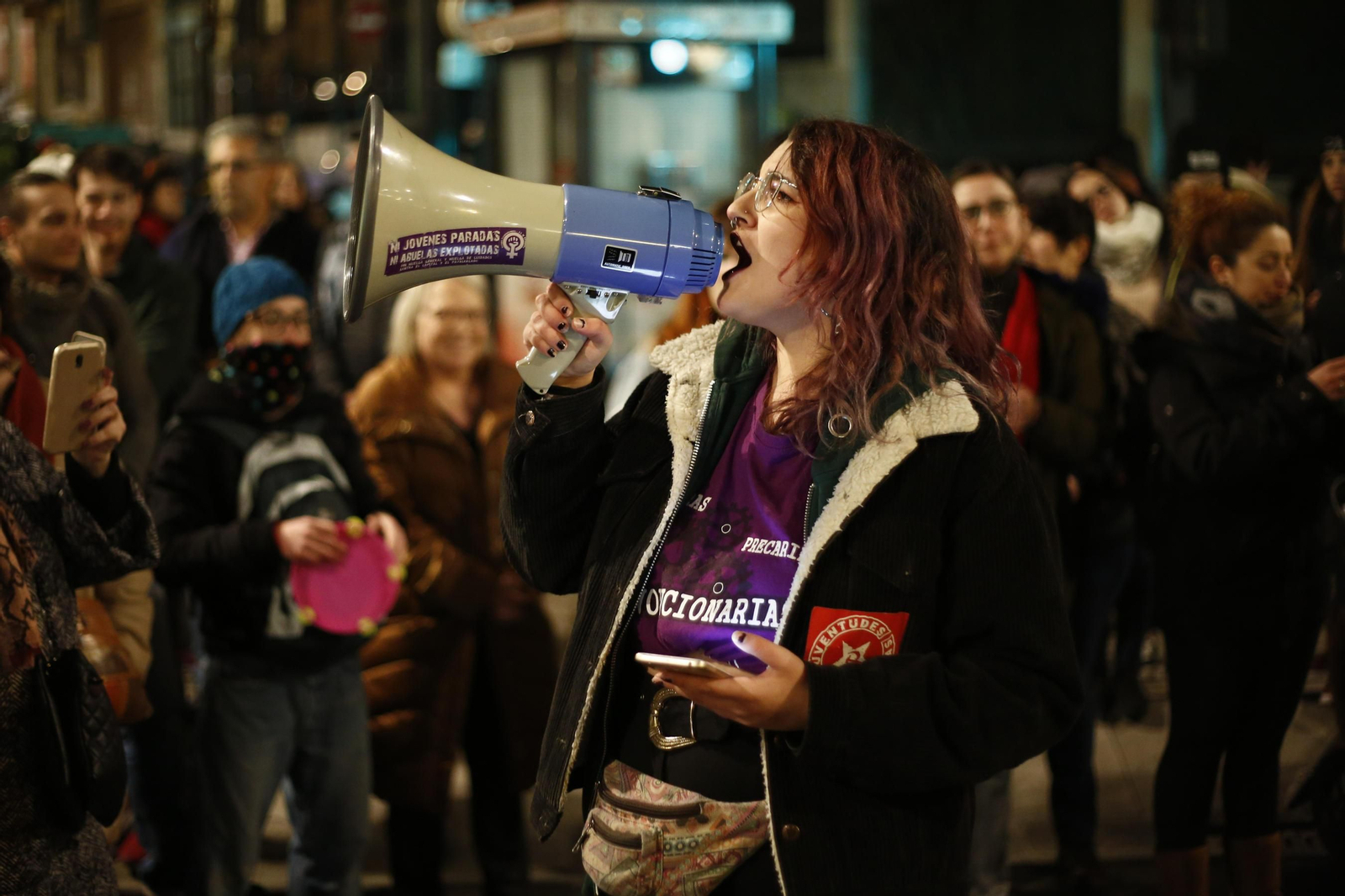 10.000 personas en la manifestación feminista.