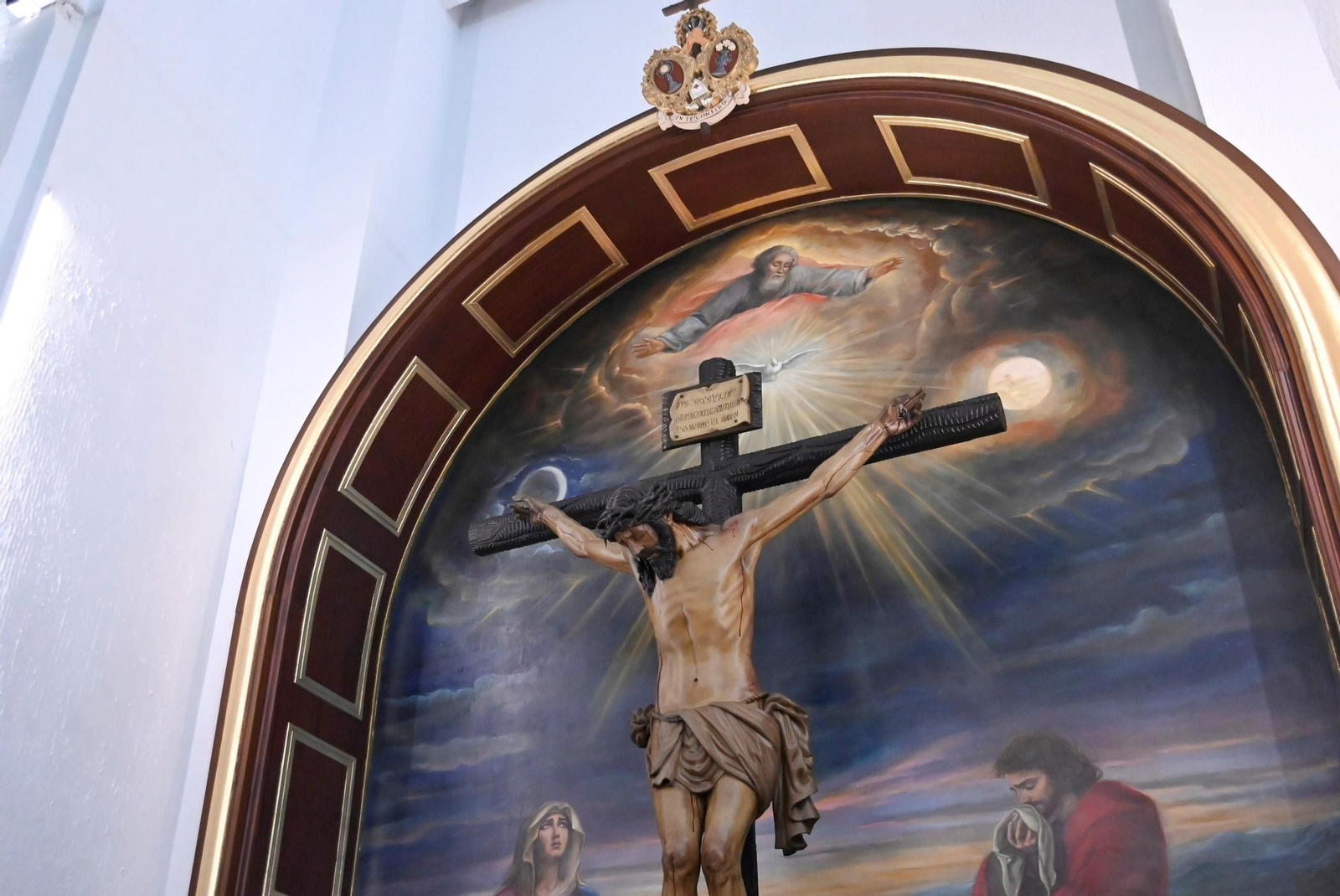 Las mejores fotos del mural de la capilla del Cristo de la Confianza de Córdoba