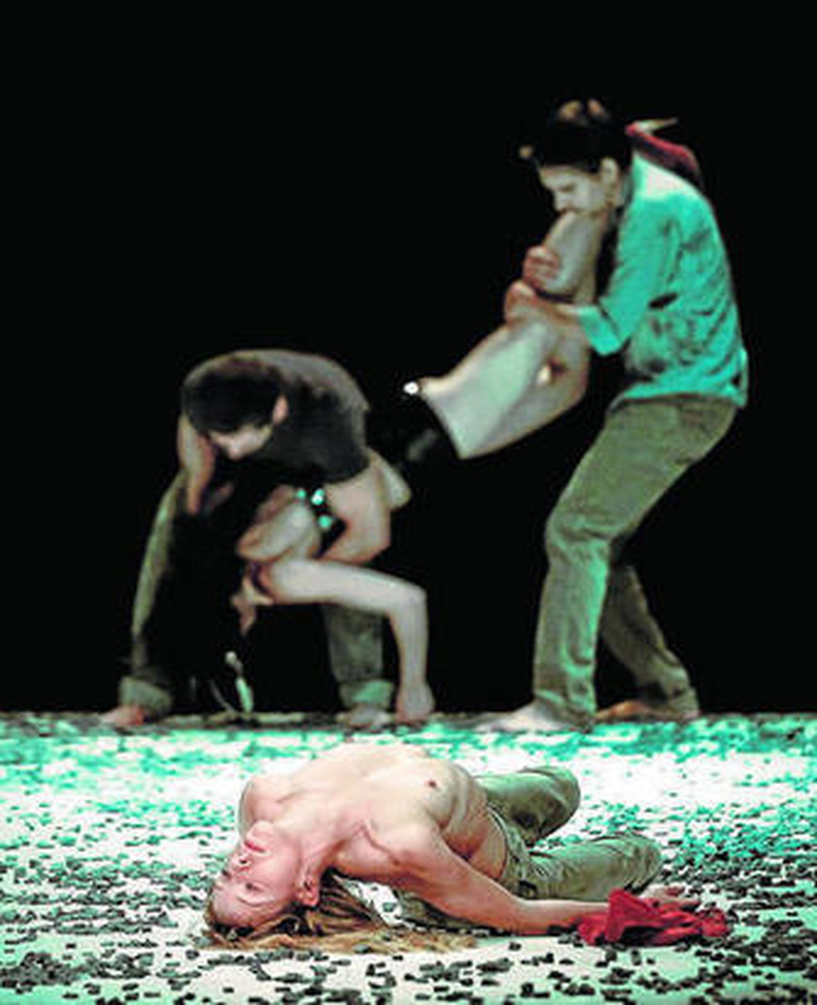Nazareth Panadero, durante una actuación con la Tanztheater Wuppertal
