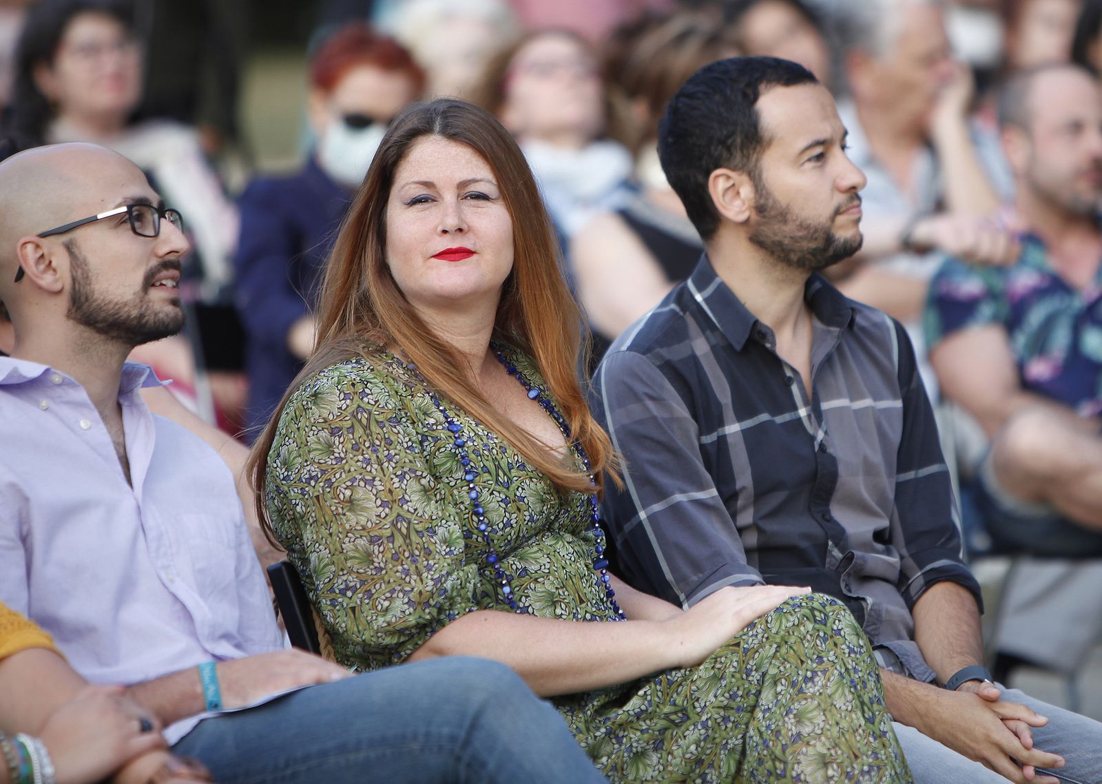 Mitin de Adelante Sevilla en el Parque Amate