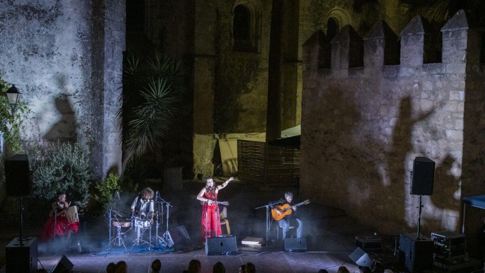 Anna Colom en una de las actuaciones de Barbadillo Jazz Vejer