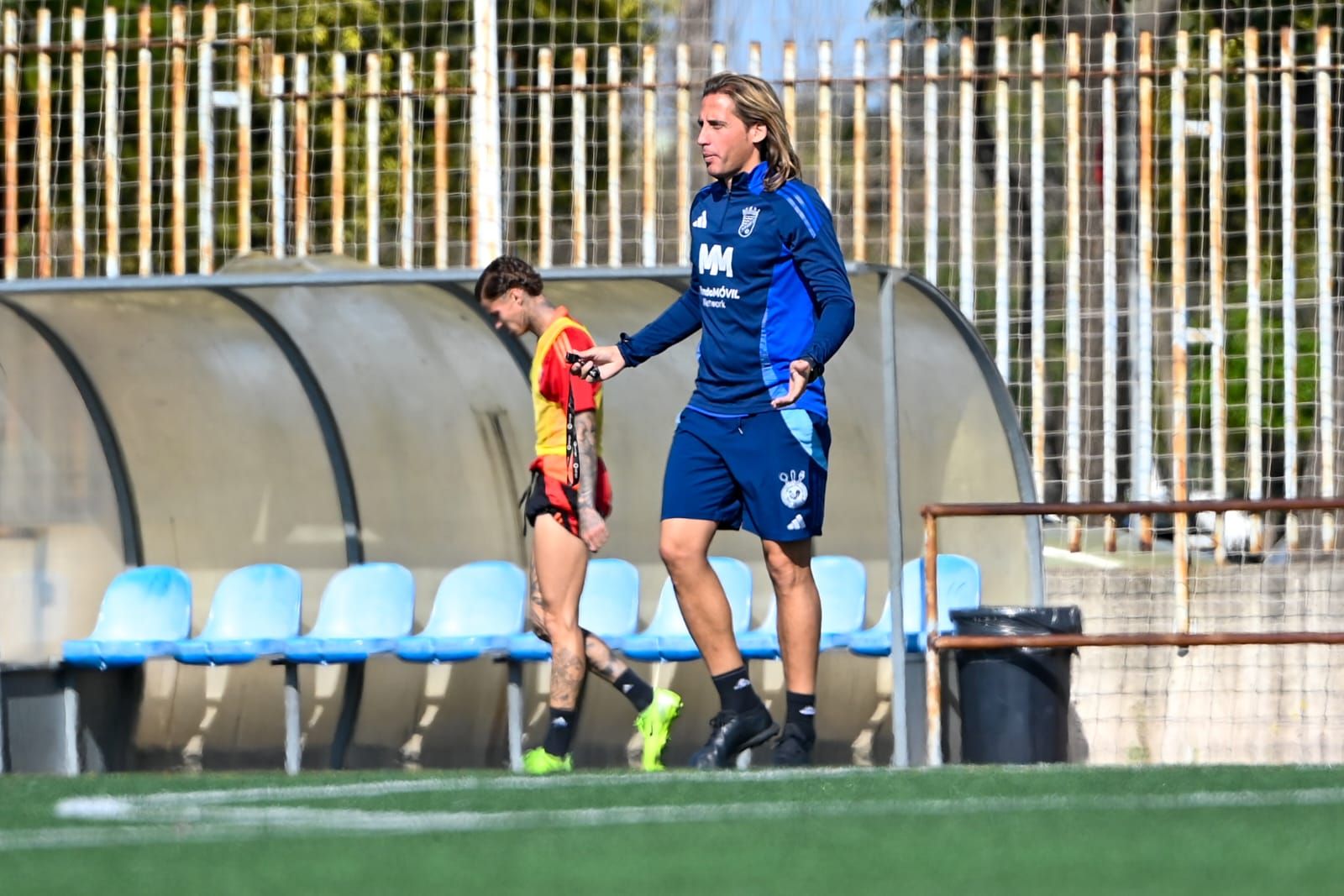 Imágenes del entrenamiento del Xerez CD en La Granja