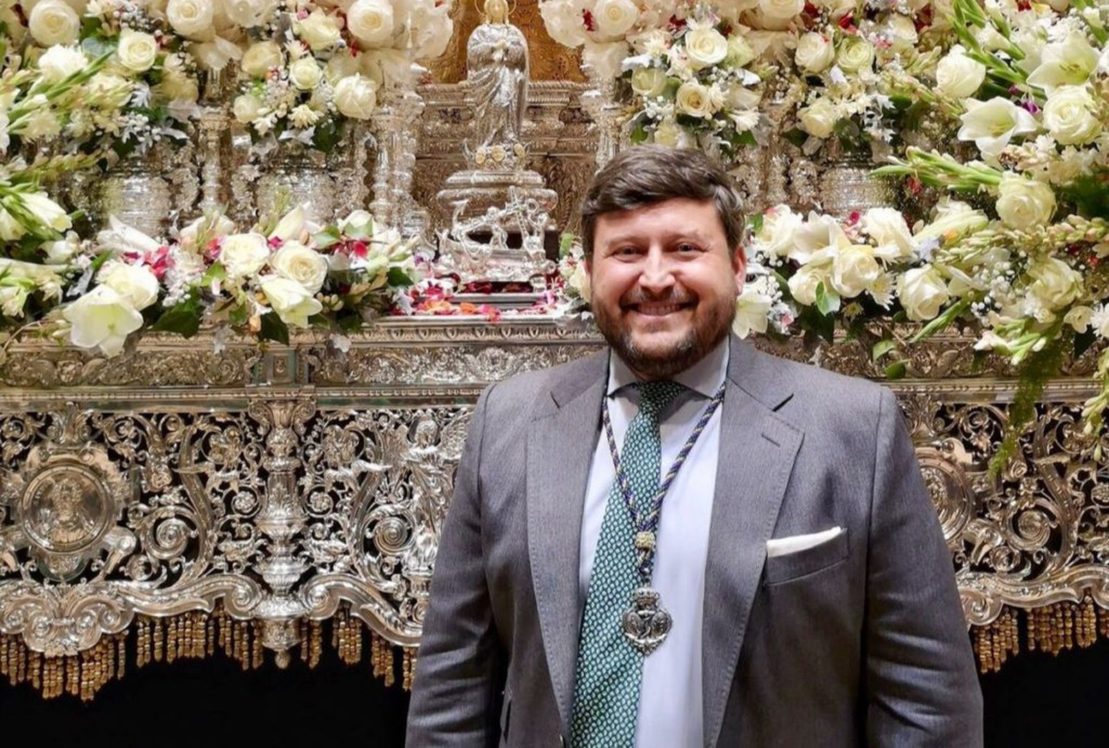 El cofrade Jesús Rodríguez de Moya