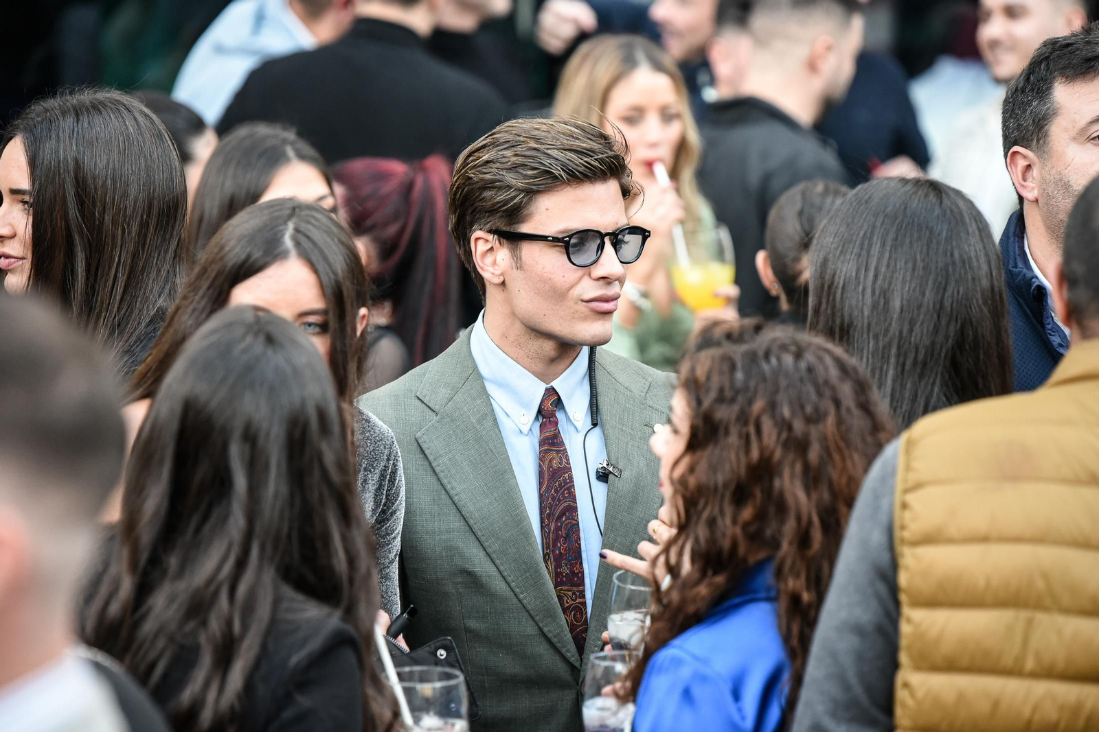 Imágenes de las celebraciones en el centro de Huelva la tarde del 24