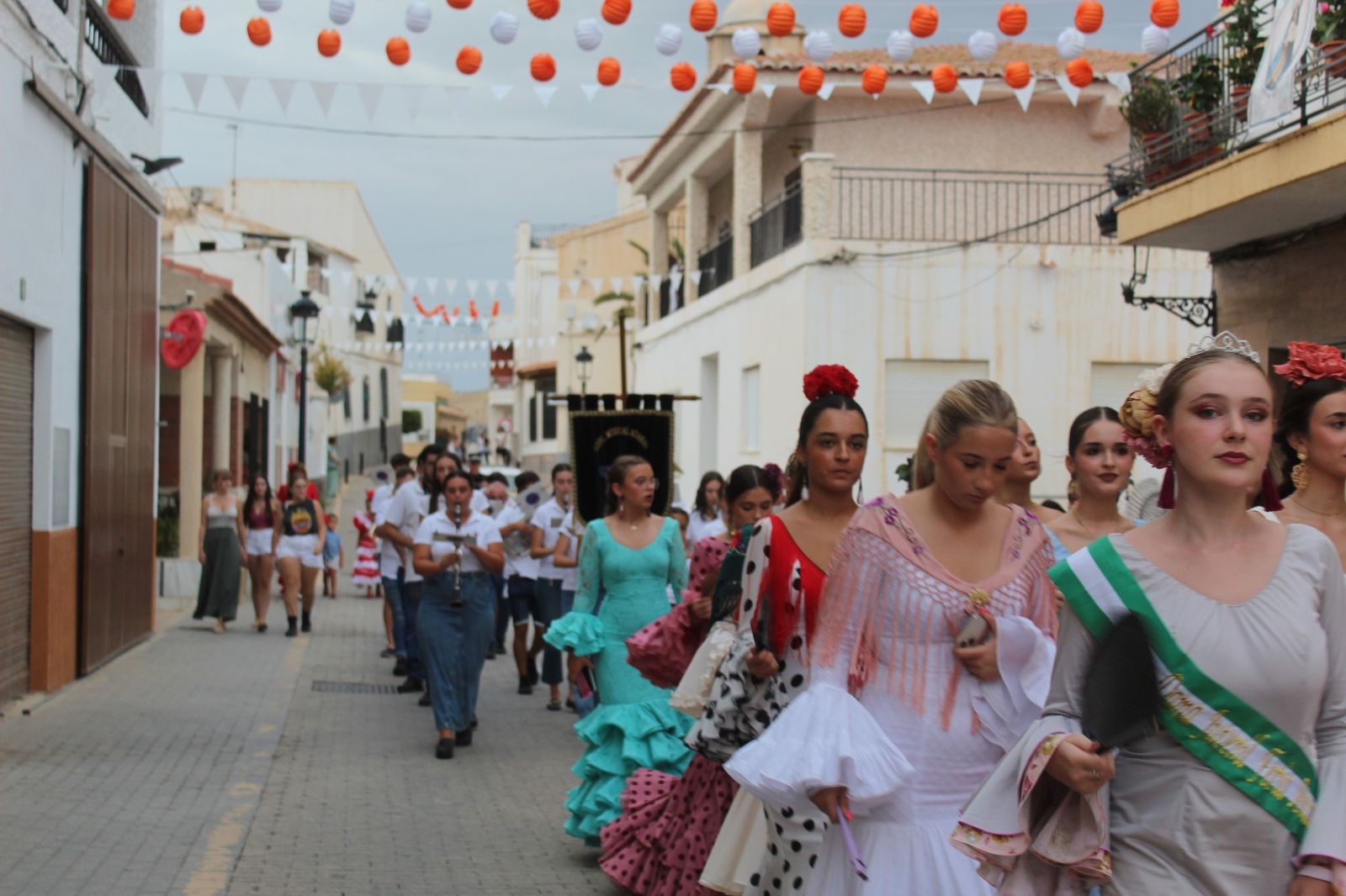 Momento del encuentro de cinteras.