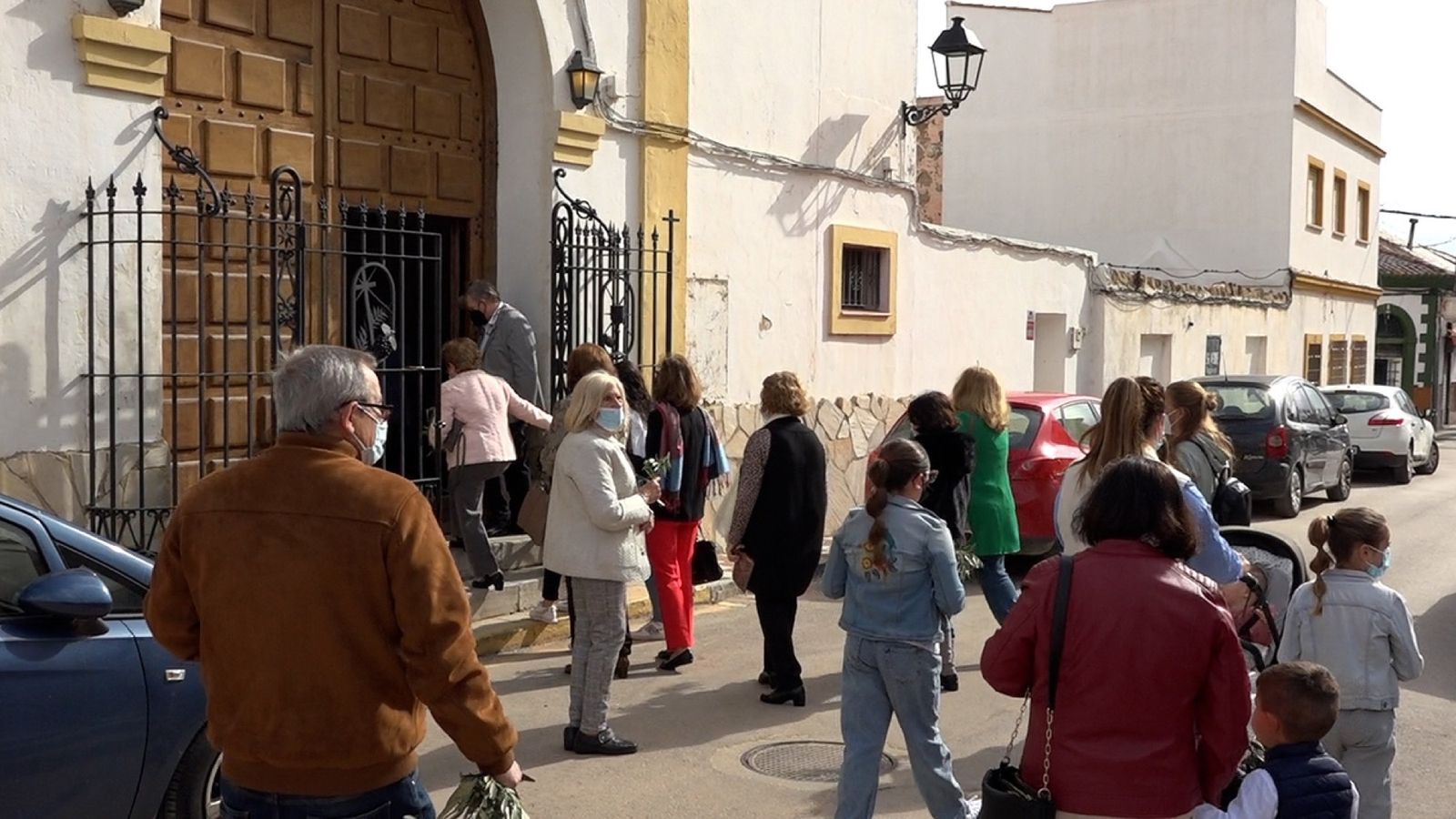 Las fotos del domingo de palmas y olivos en San Roque