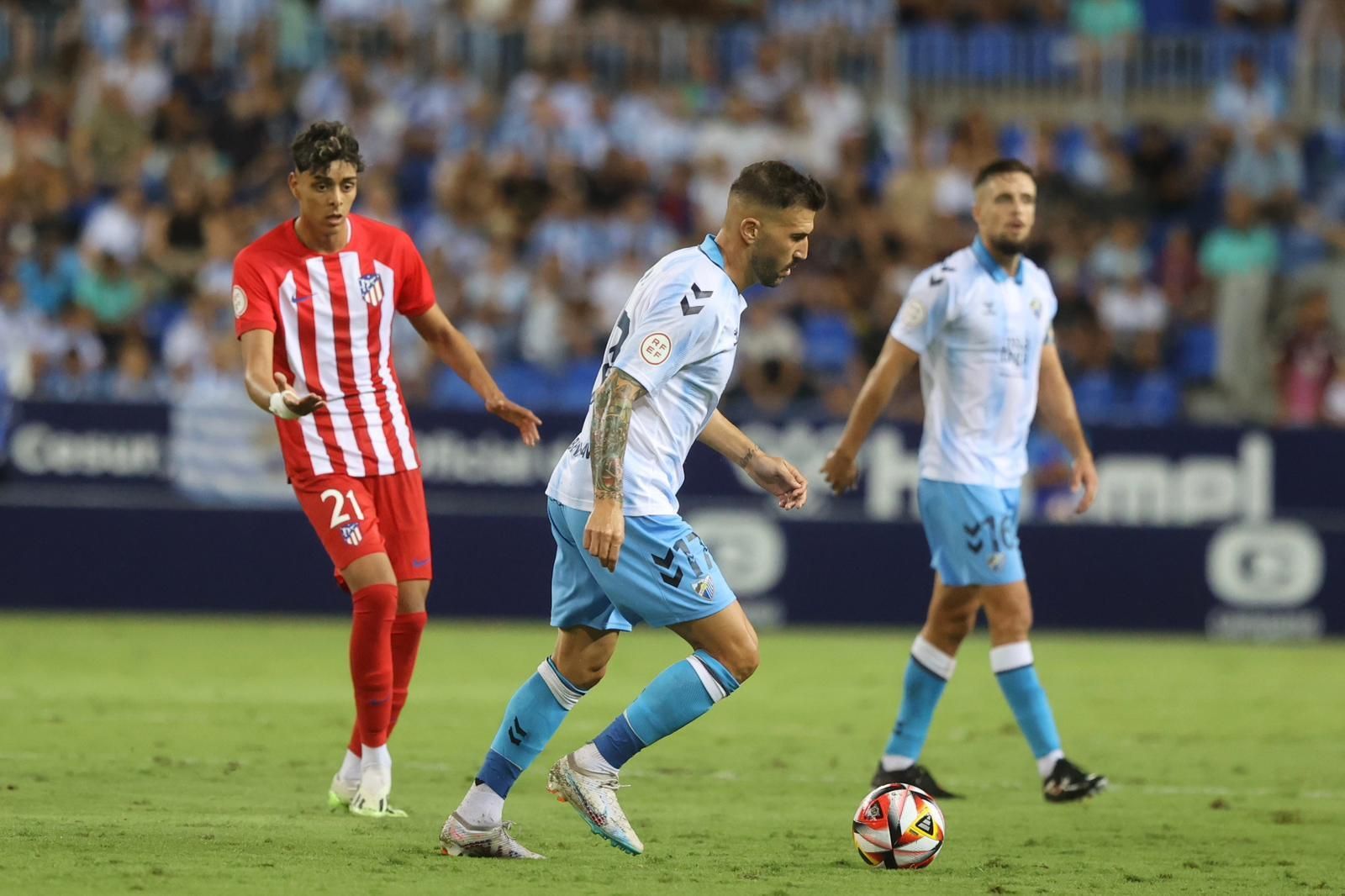 El Málaga CF-Atlético de Madrid B, en fotos