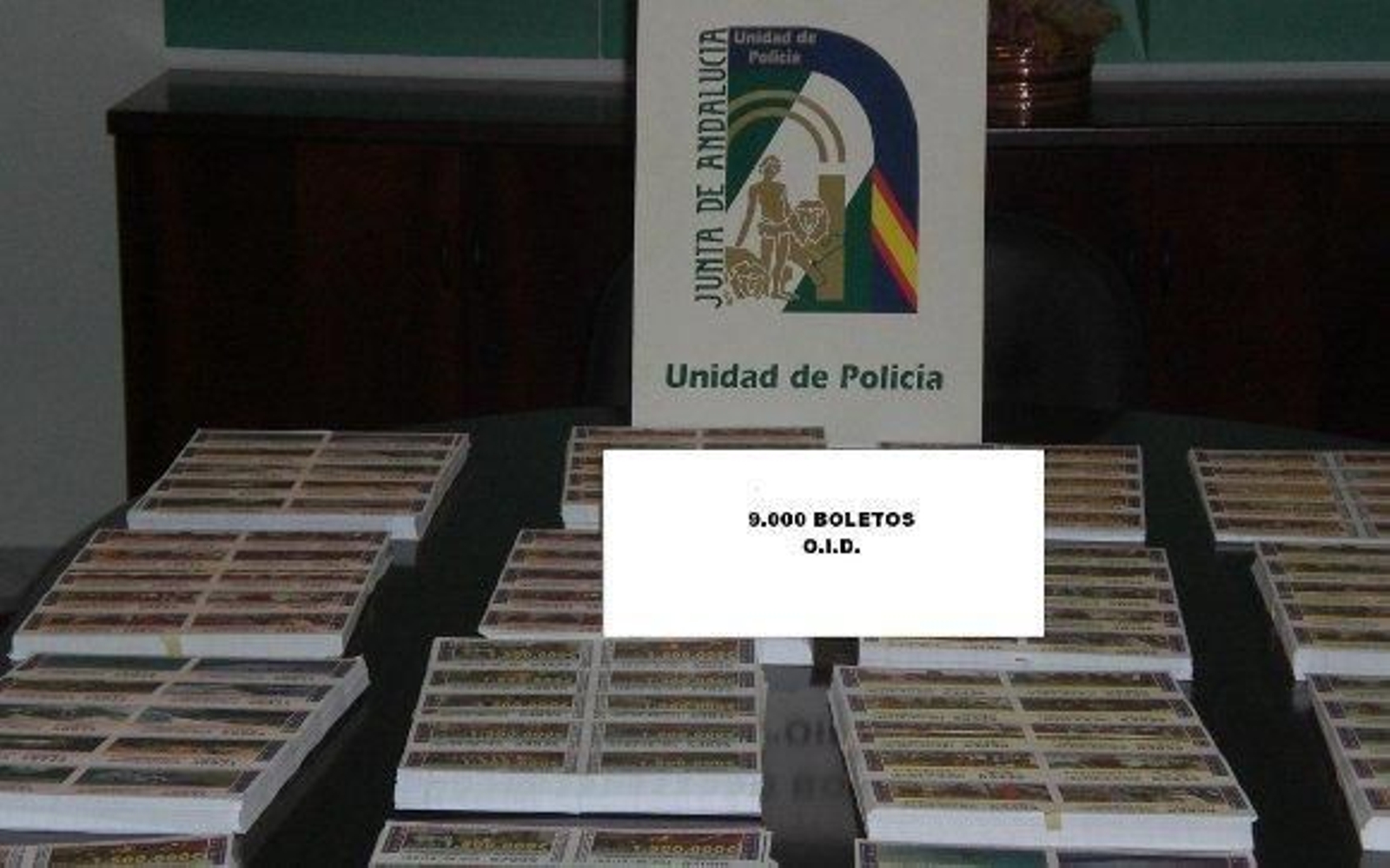 La Policía autonómica interviene 9.000 boletos de lotería ilegal