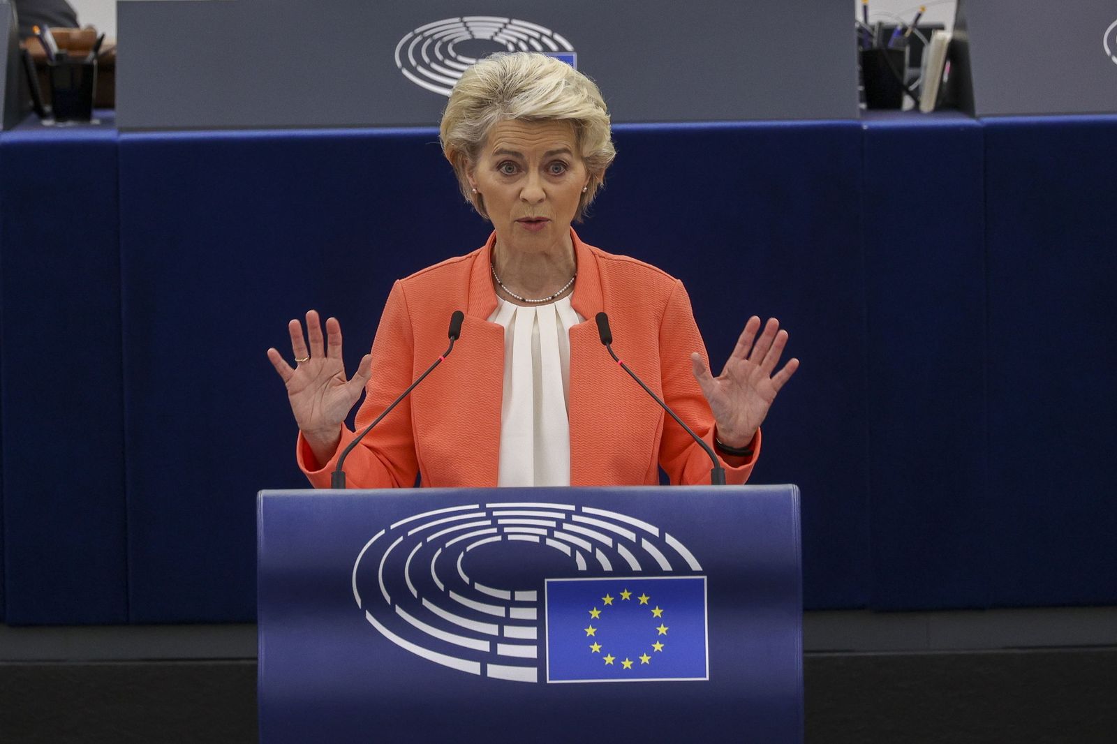 La presidenta de la Comisión Europea, Ursula von der Leyen.