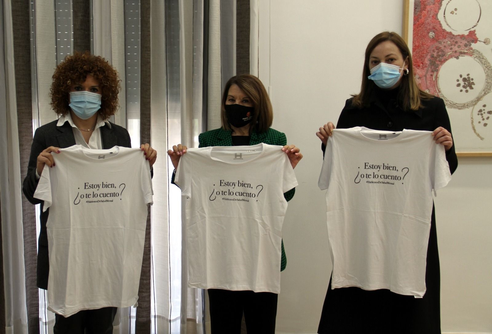 Camisetas para una mayor visibilidad del colectivo de personas con enfermedad mental en Huelva