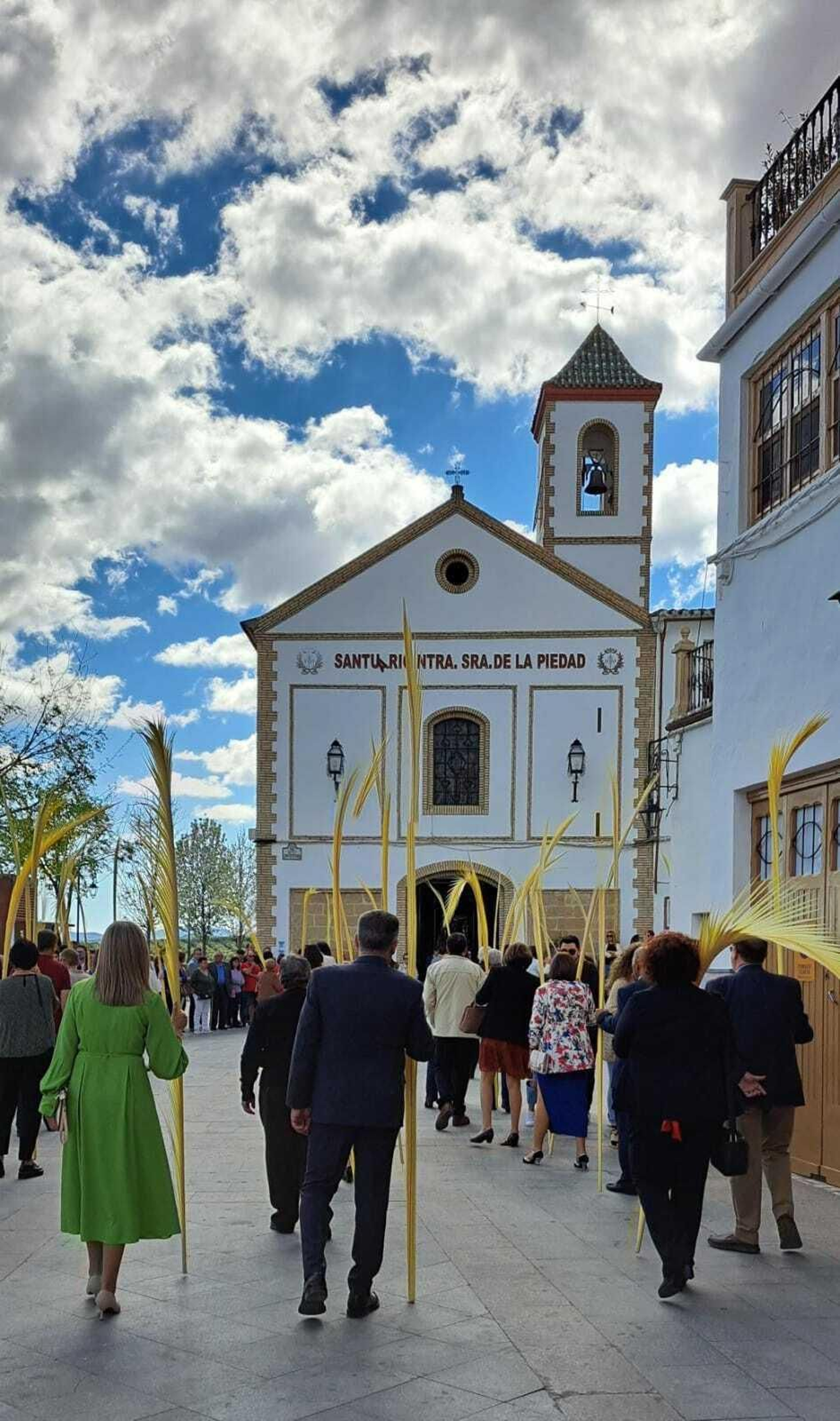 La procesión de la Borriquita de Iznájar, en imágenes
