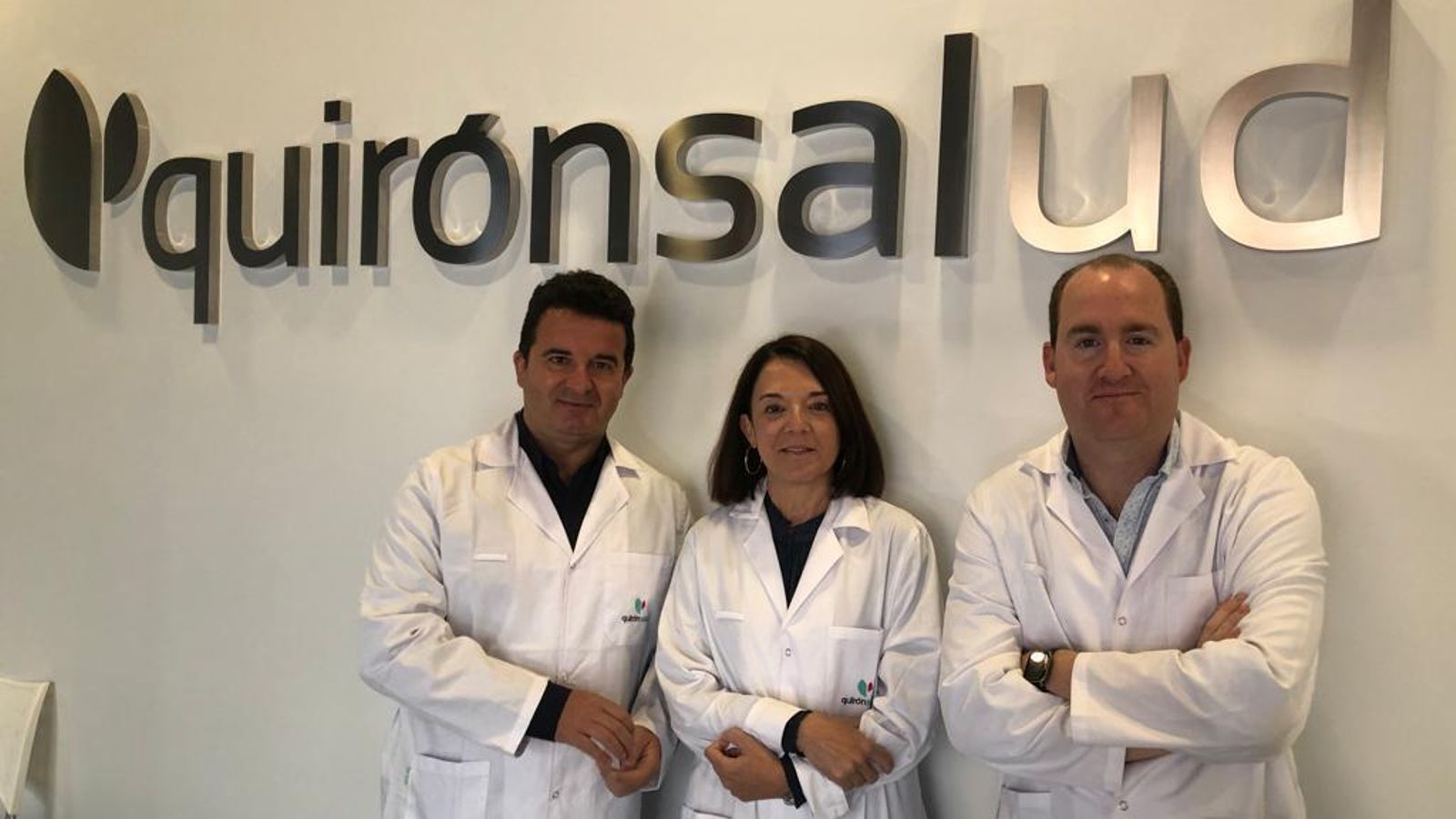 Los doctores Juan Limón, Encarna Santana y Rafael Rodríguez.