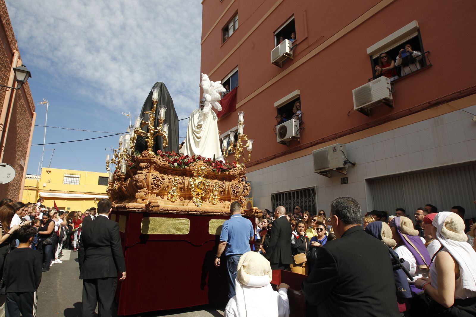 Imágenes de la Procesión de Coronación. Barrio de Los Molinos. Semana Santa Almería 2019