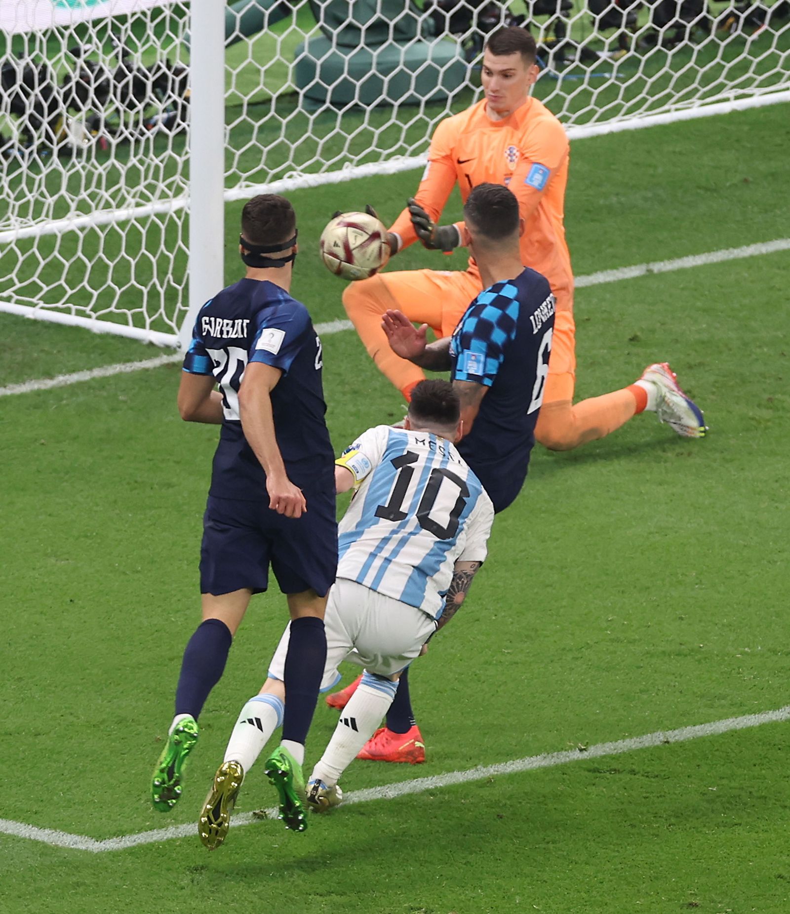 Las fotos de Messi contra Croacia