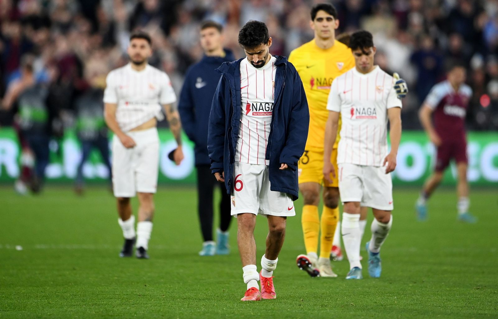 Las imágenes del West Ham - Sevilla