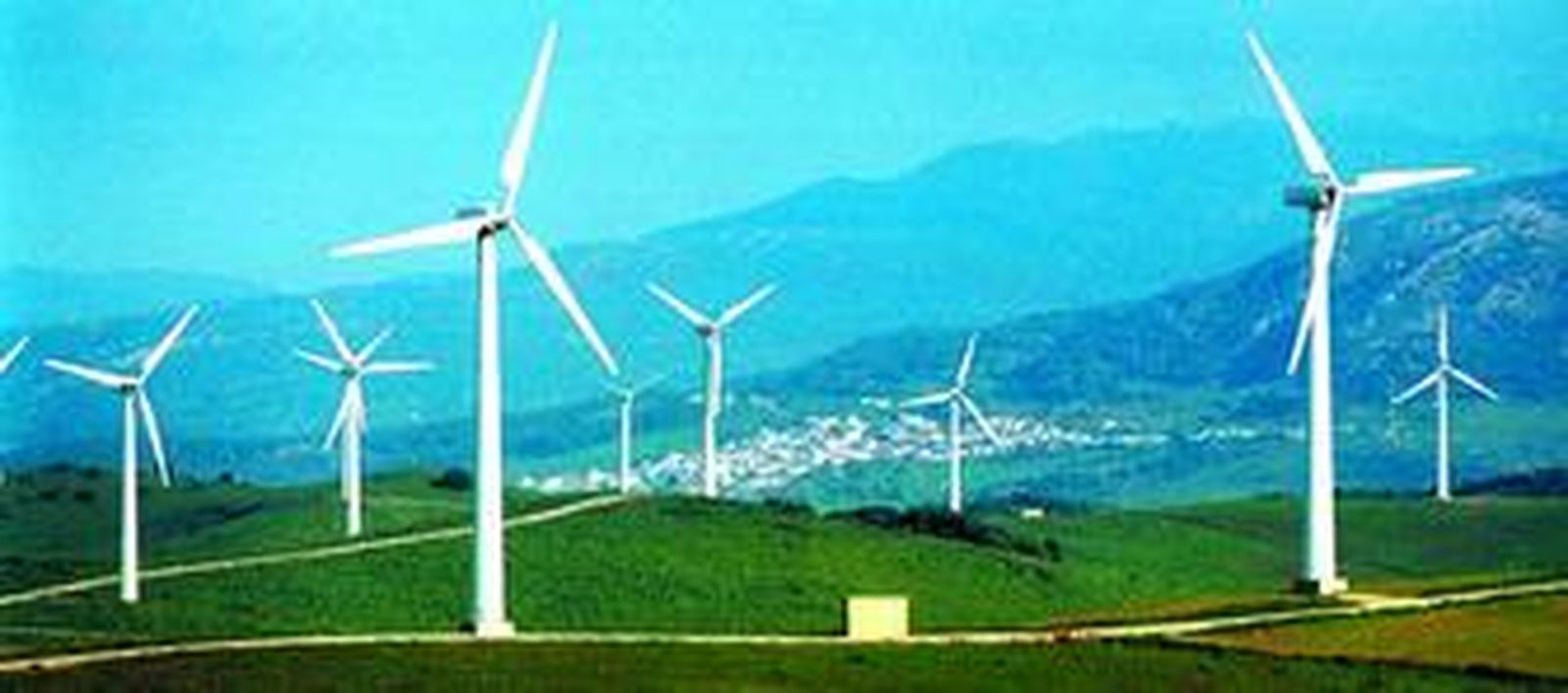 Un parque eólico situado en la provincia de Cádiz.