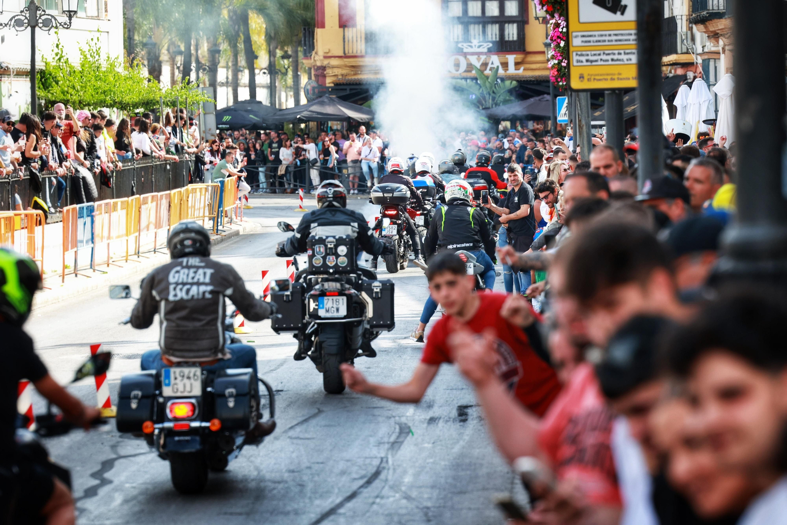 Las imágenes del viernes de Motorada en El Puerto por el Gran Premio de Motociclismo de Jerez 2024