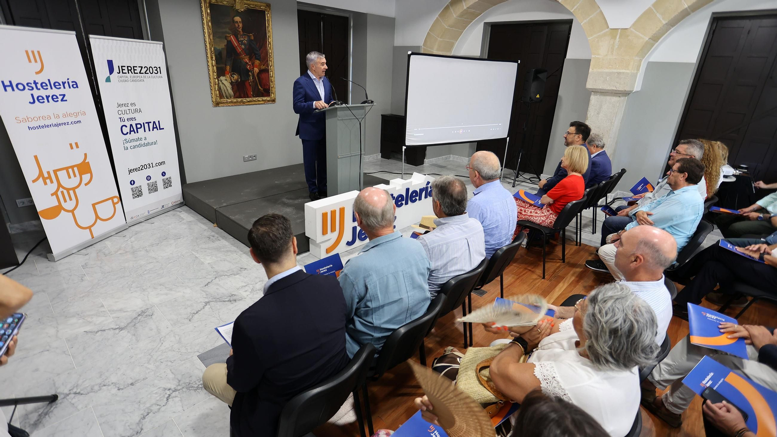 Presentación del nuevo logo de Hostelería Jerez