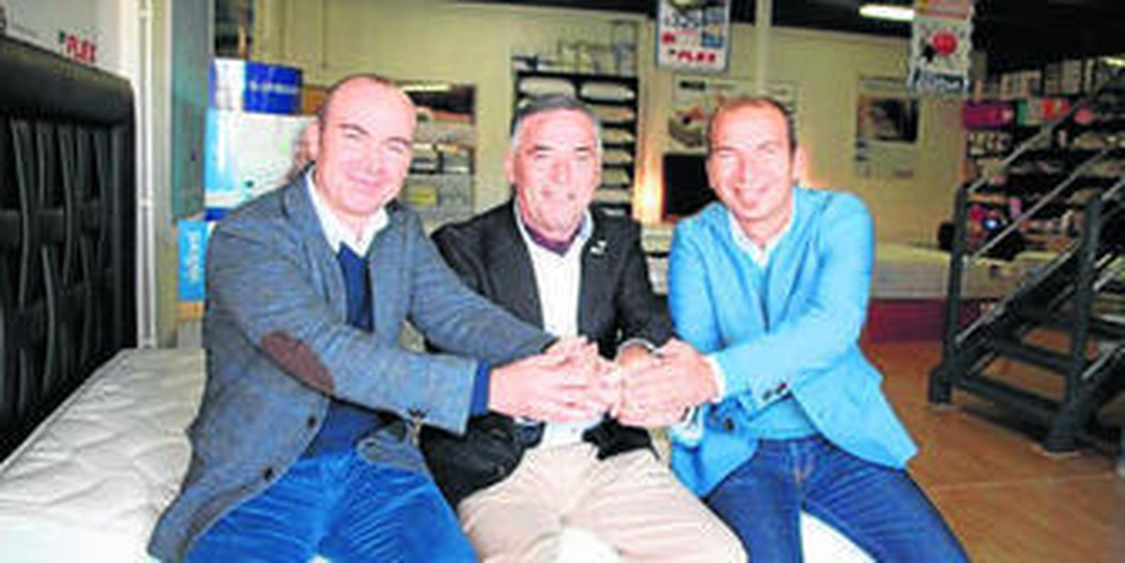 Jacobo Guerrero, Pepe Cobos y Fran Guerrero.