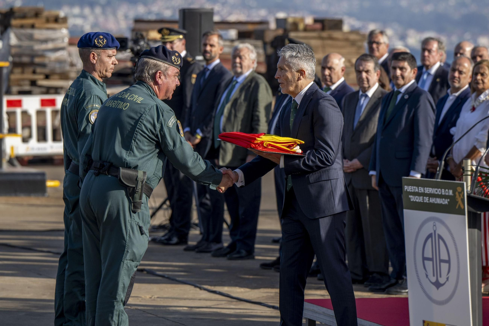 Las fotos de la entrega del buque 'Duque de Ahumada' a la Guardia Civil