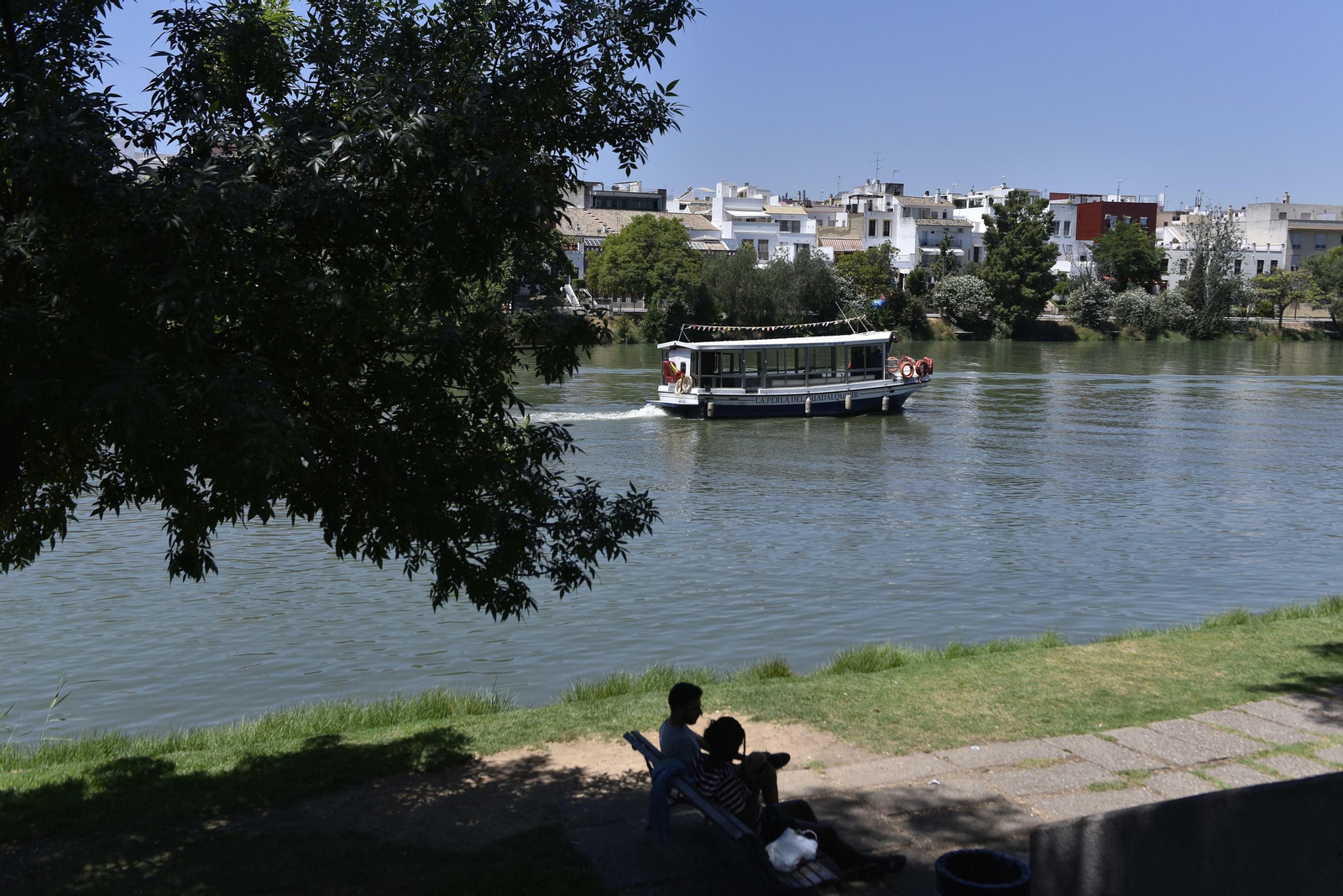 El cauce actual del río Guadalquivir
