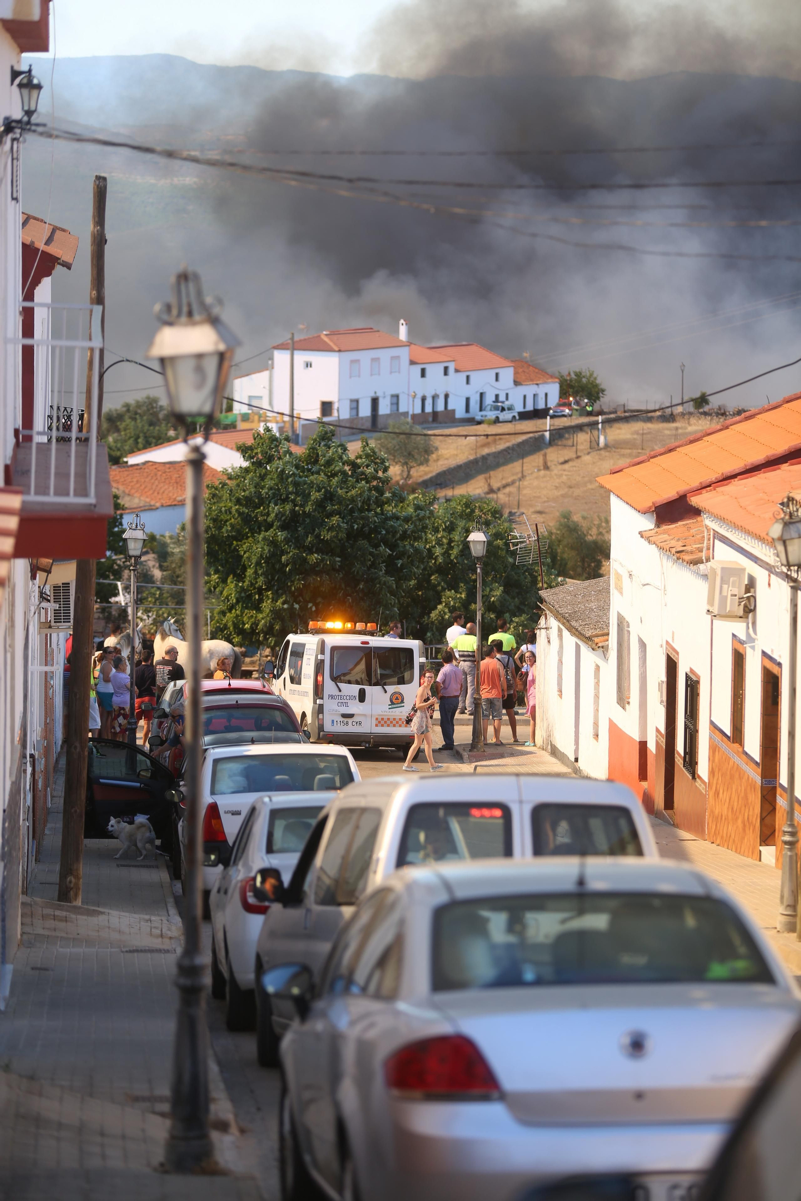 El incendio de Riotinto en imágenes