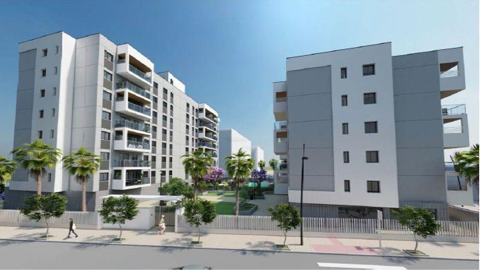 Maqueta general del complejo a edificar.