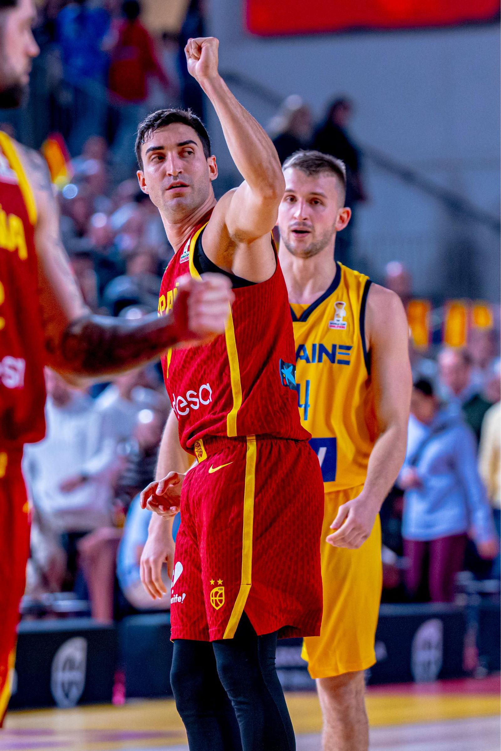 Las mejores fotos del España-Ucrania de baloncesto