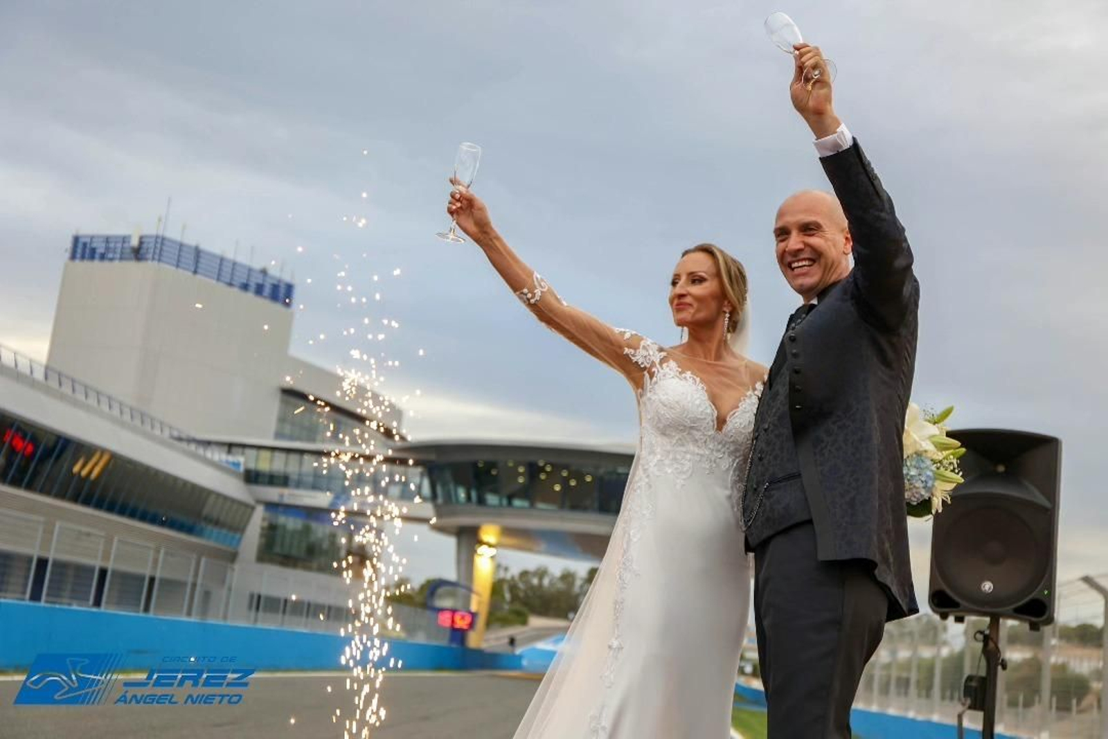 Boda motera en el Circuito de Jerez Boda motera en el Circuito de Jerez
