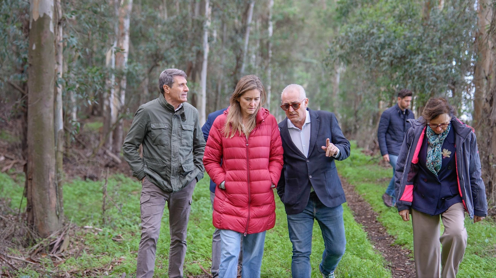 Visita de la vicepresidenta Sara Aagesen a la finca Los Mimbrales en Almonte, Huelva