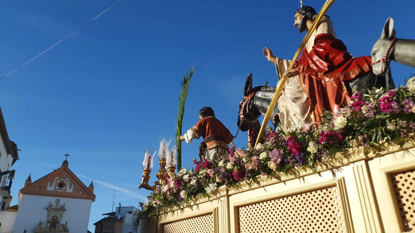 La procesión de la Borriquita en Castro del Río, en imágenes