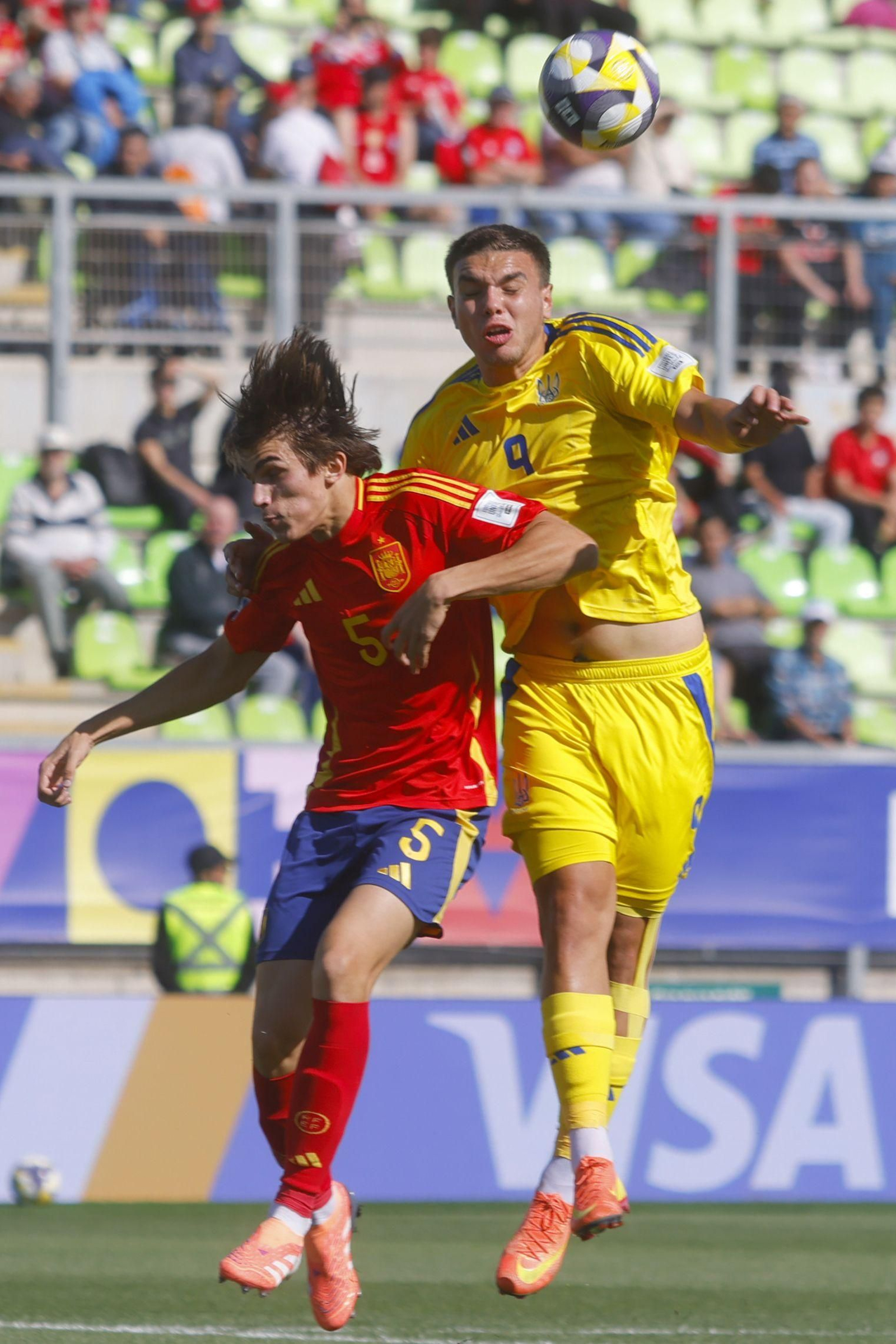 Mundial sub 20: España gana a Ucrania (1-0) e Izan Merino será baja ante el Deportivo