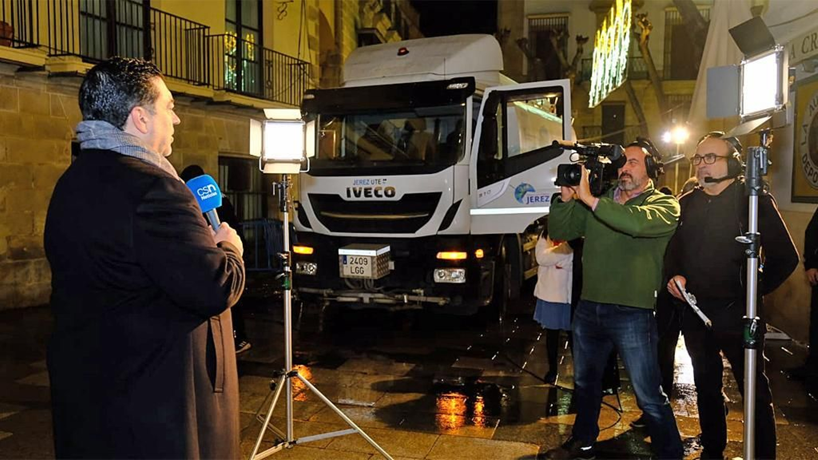 Momentos de las Campanadas de Canal Sur en Jerez para celebrar el Fin de Año