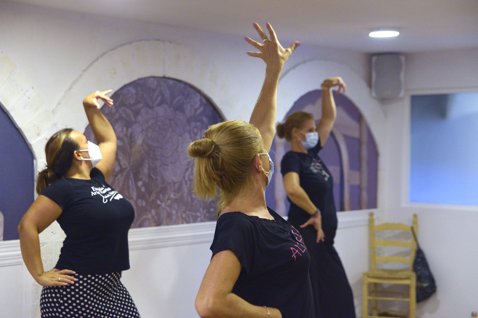 Fotos  de la academia de flamenco de Monika Bellido