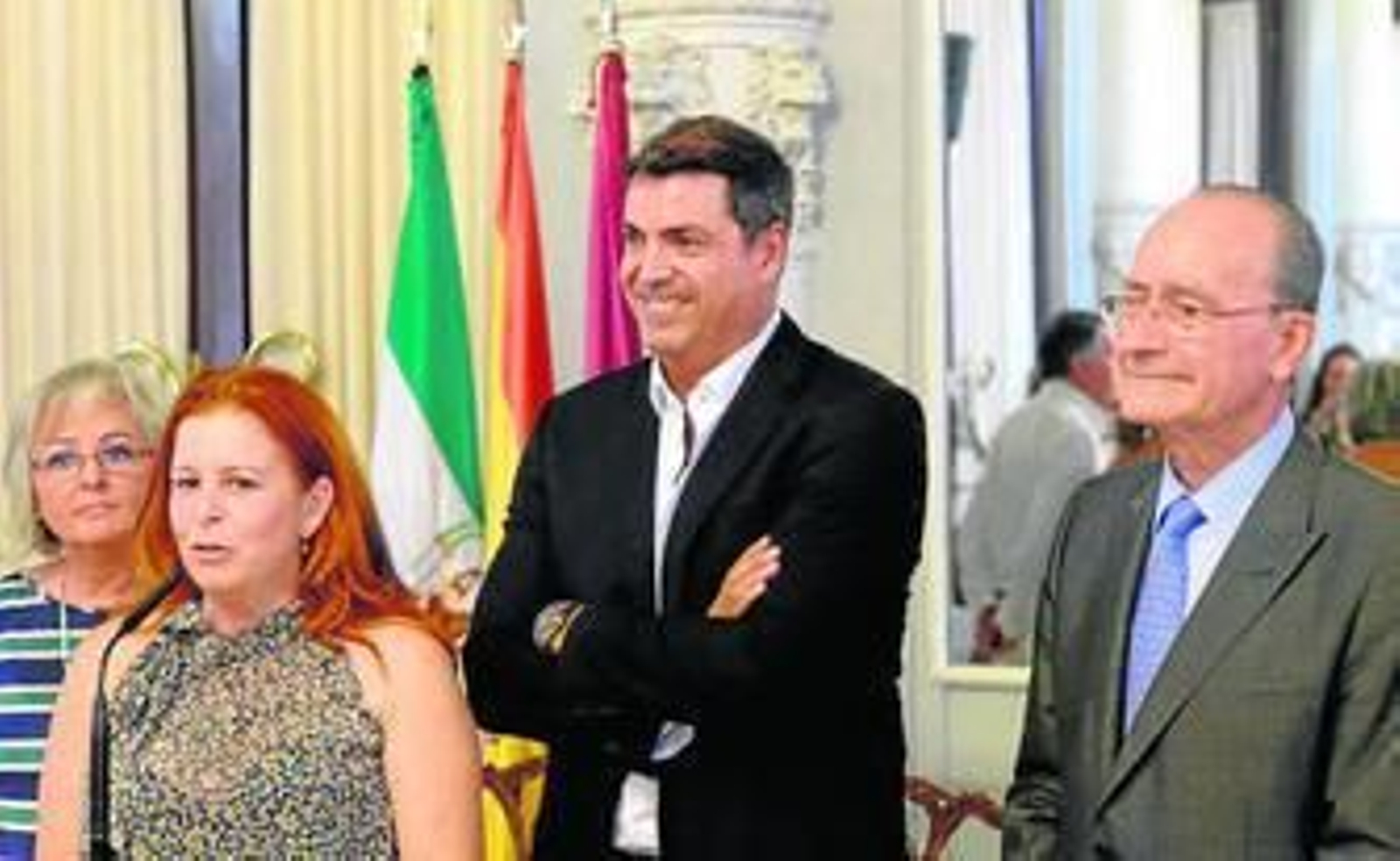 María José Valenzuela, Daniel Hierrezuelo y Francisco de la Torre.