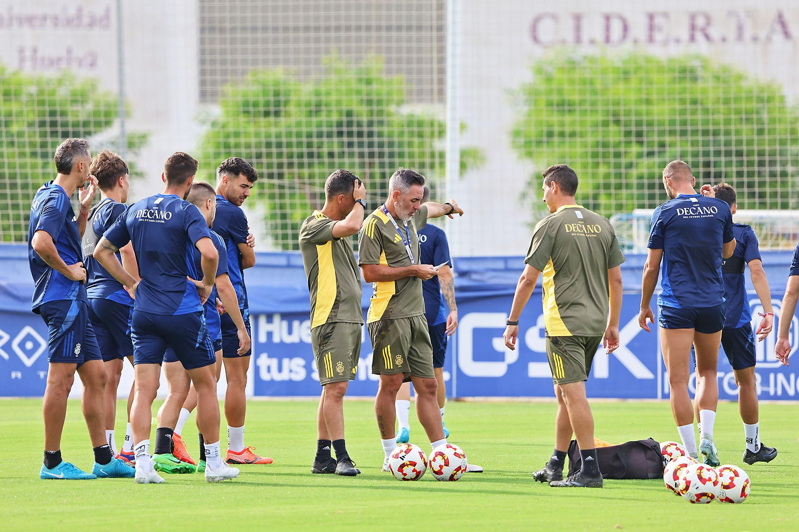 Entrenamiento del Recreativo de Huelva