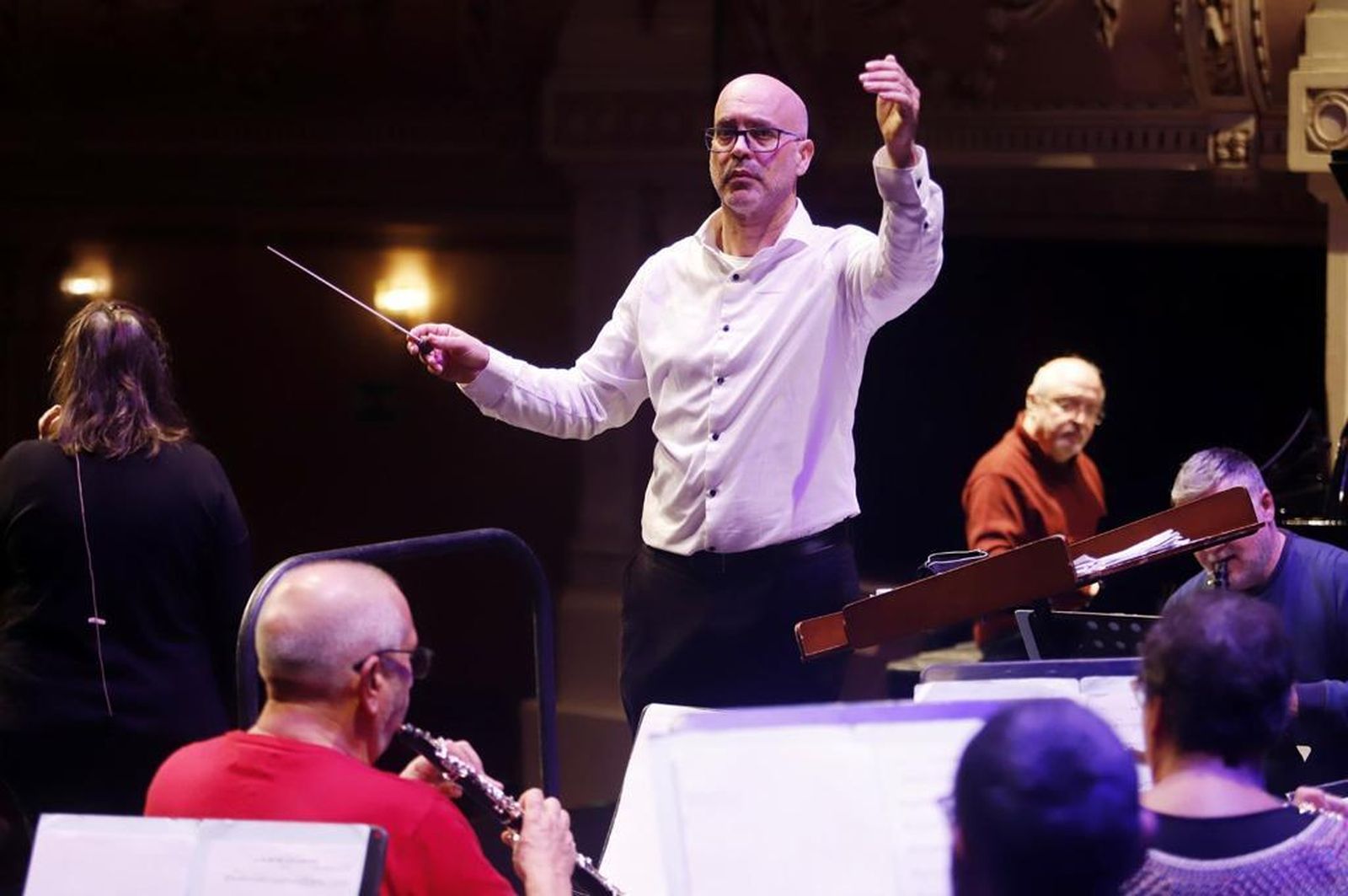 Paco De la Poza, director de la Banda Sinfónica de Huelva.