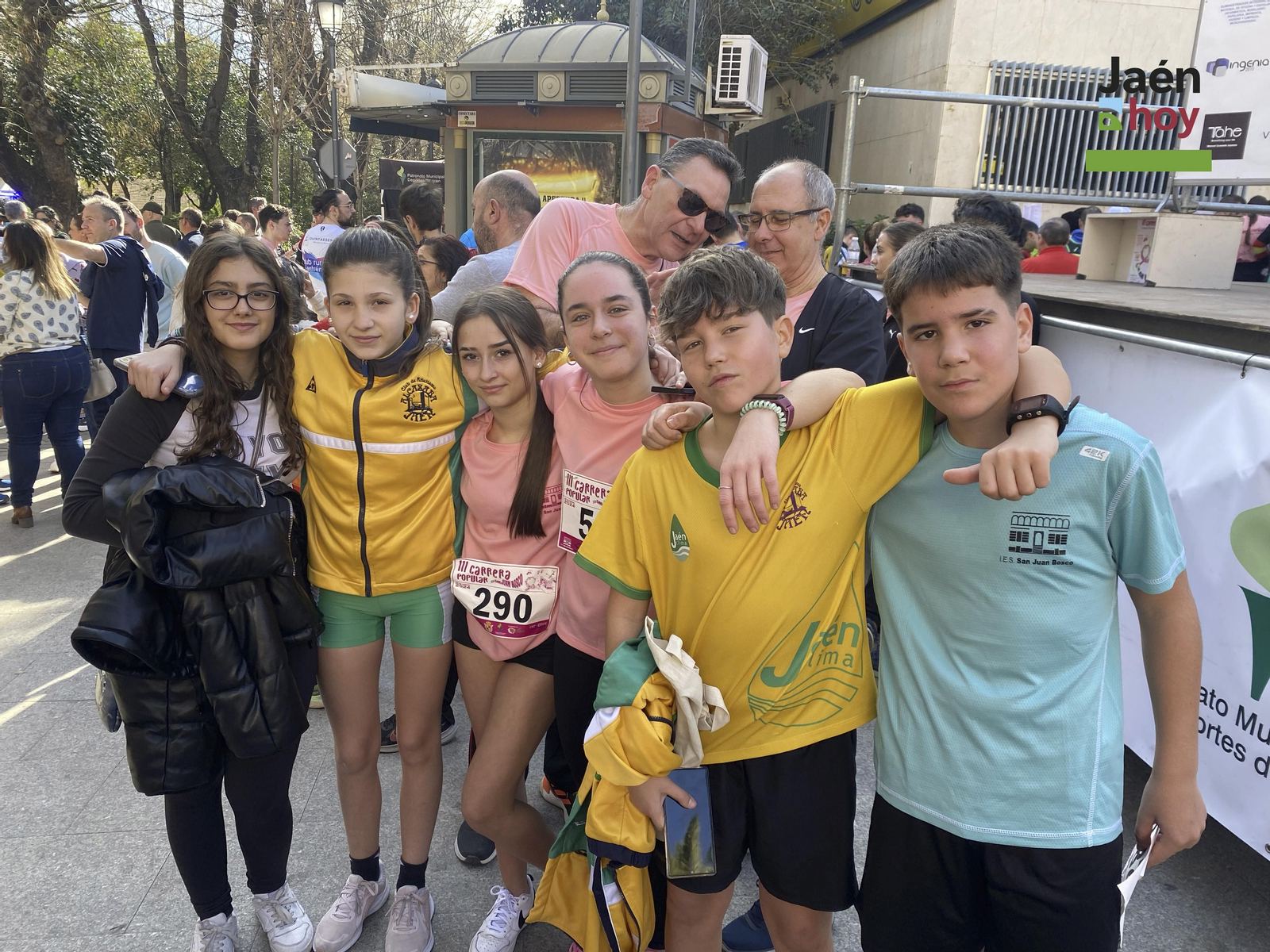 Carrera IES San Juan Bosco contra el cáncer.