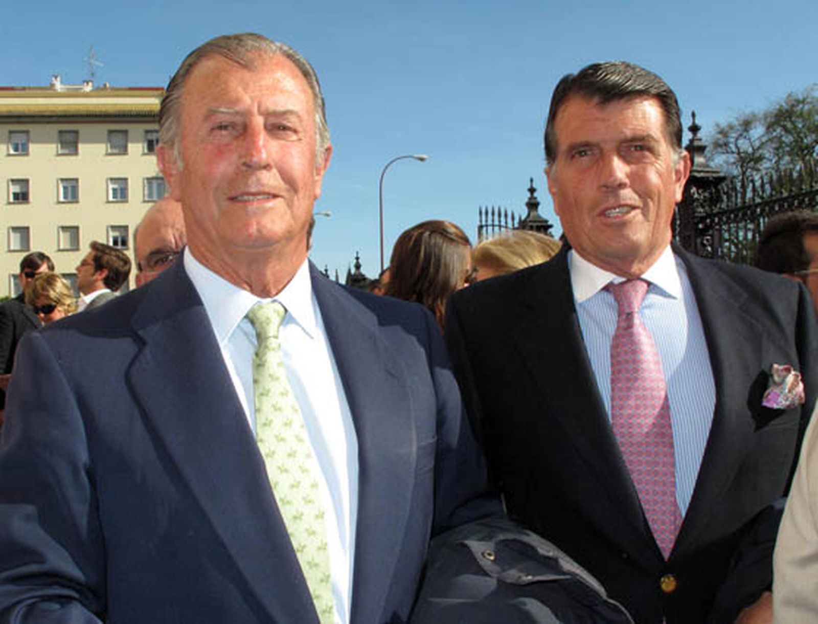 Nicolás Álvarez, presidente de la Federación Española de Polo, y Juan Álvarez (Diansa).

Foto: Victoria Ramírez