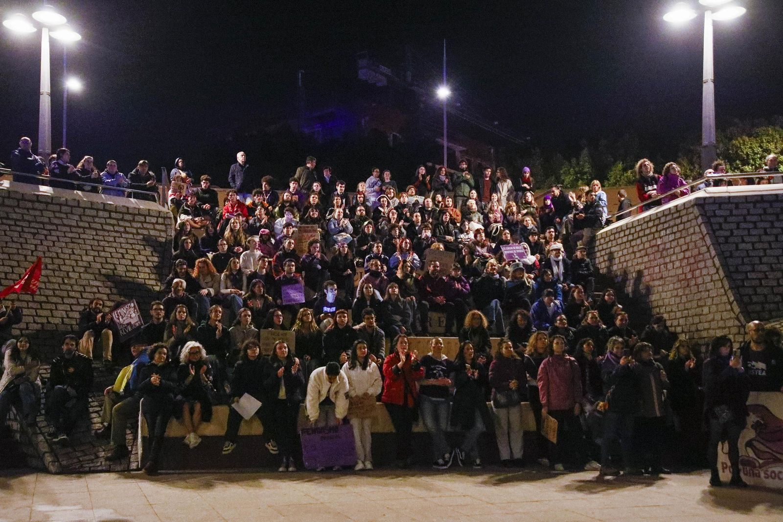 Las imágenes de la manifestación realizada por Asamblea Feminista 8M en Almería