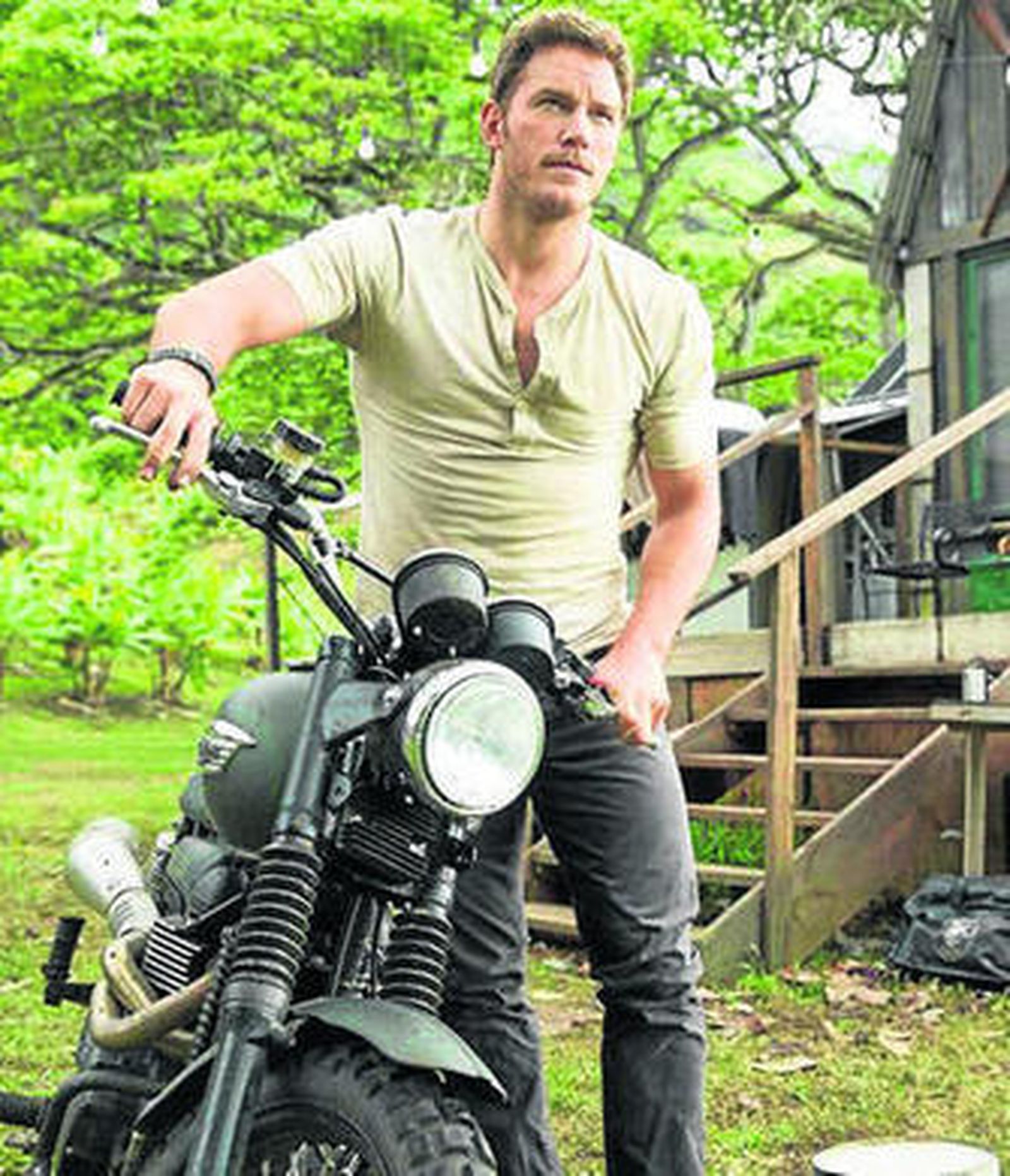 Chris Pratt pasa de 'Guardianes de la galaxia' a 'Jurassic World'.