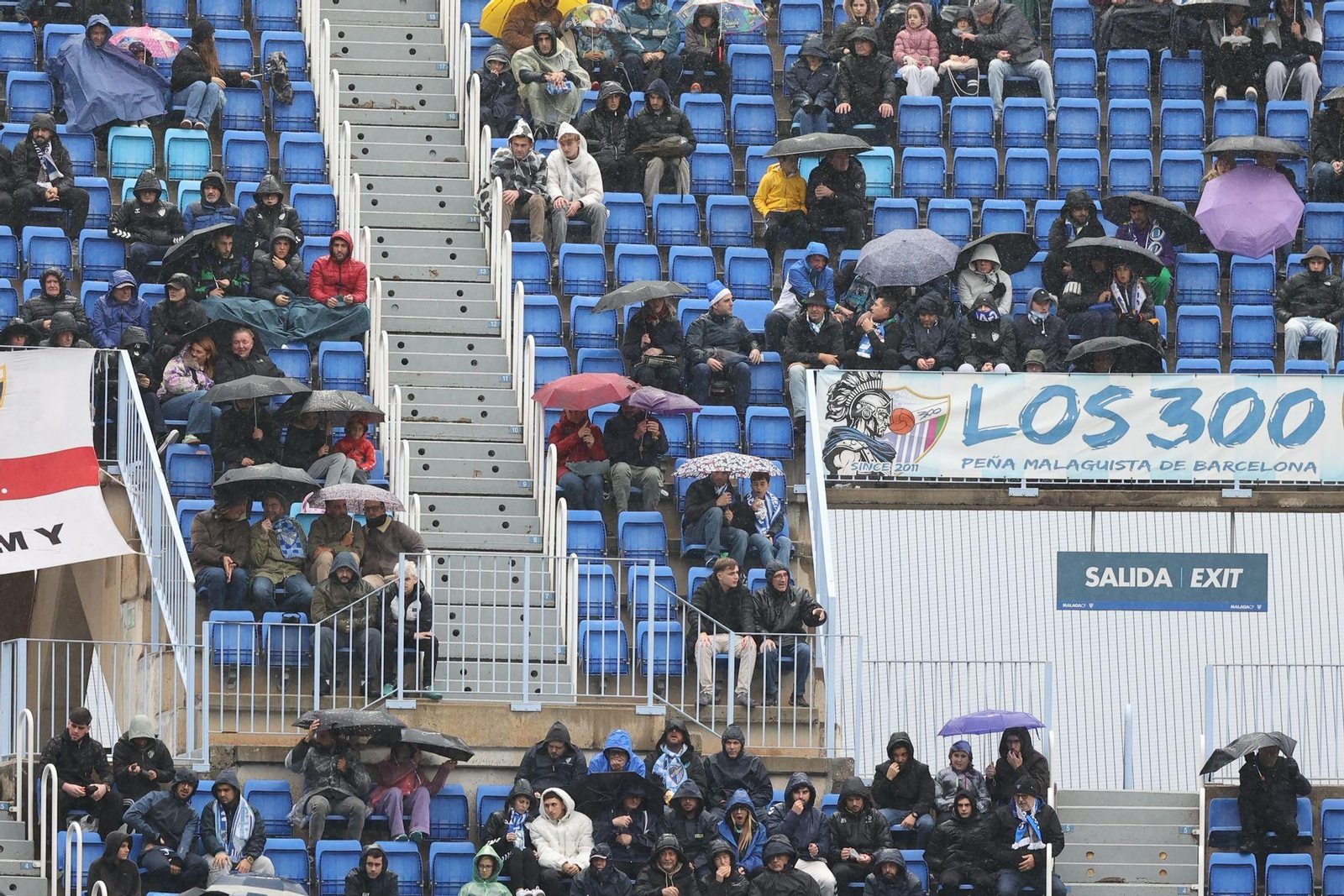 Búscate en las gradas de La Rosaleda en el Málaga CF-Almería