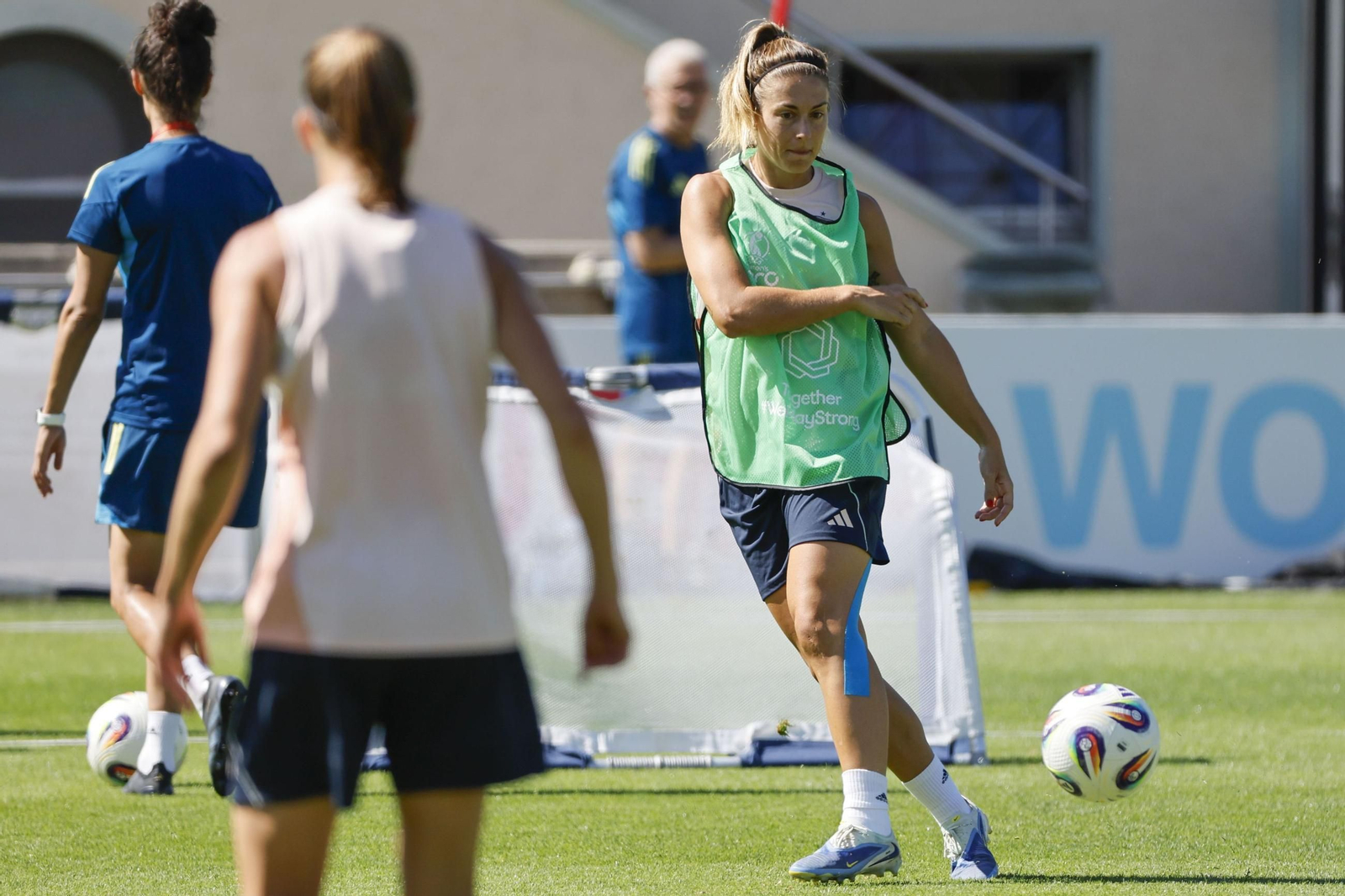 Las fotos de España antes de enfrentarse a Suiza en la Eurocopa femenina