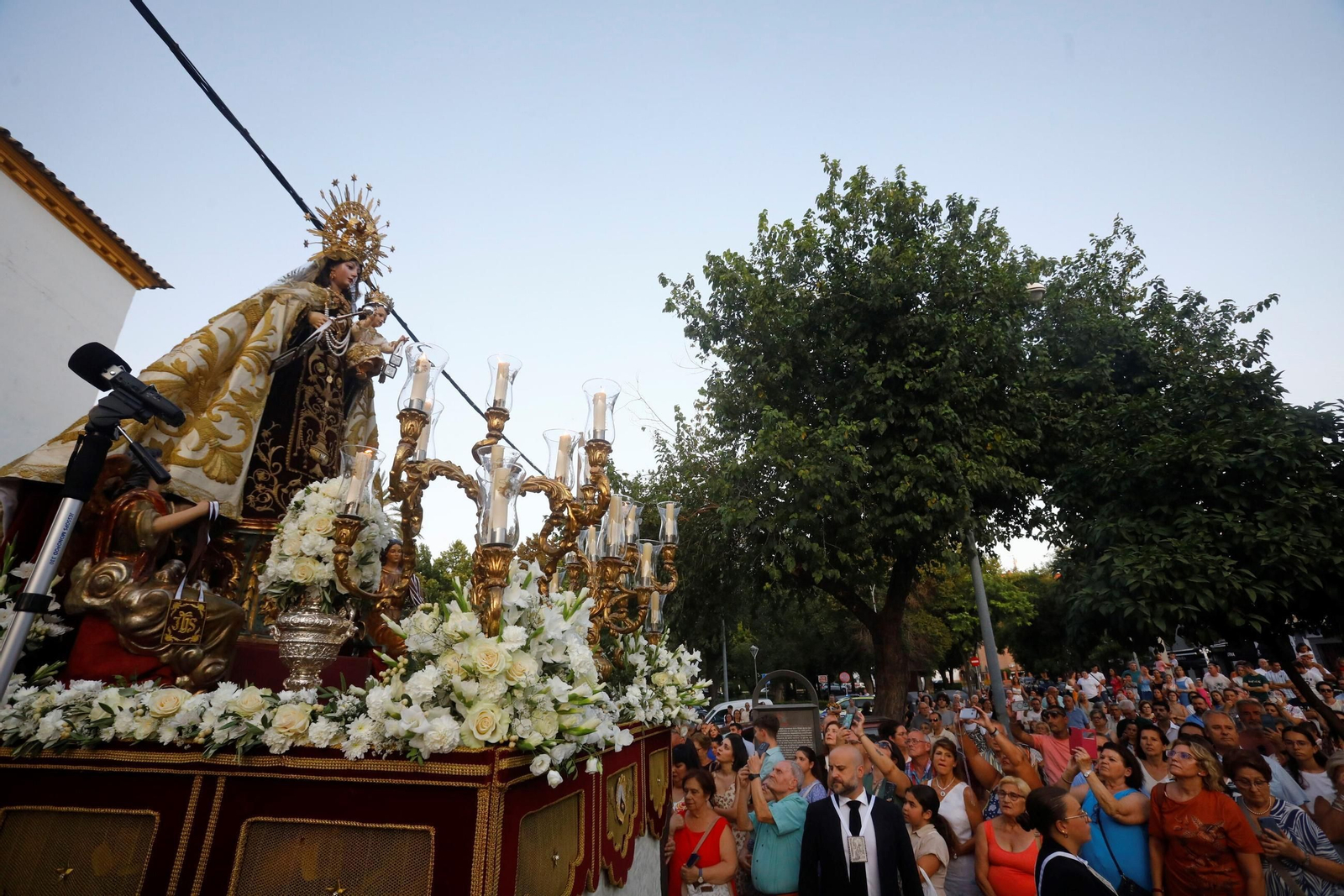 La procesión de la Virgen del Carmen de Puerta Nueva de Córdoba, en imágenes