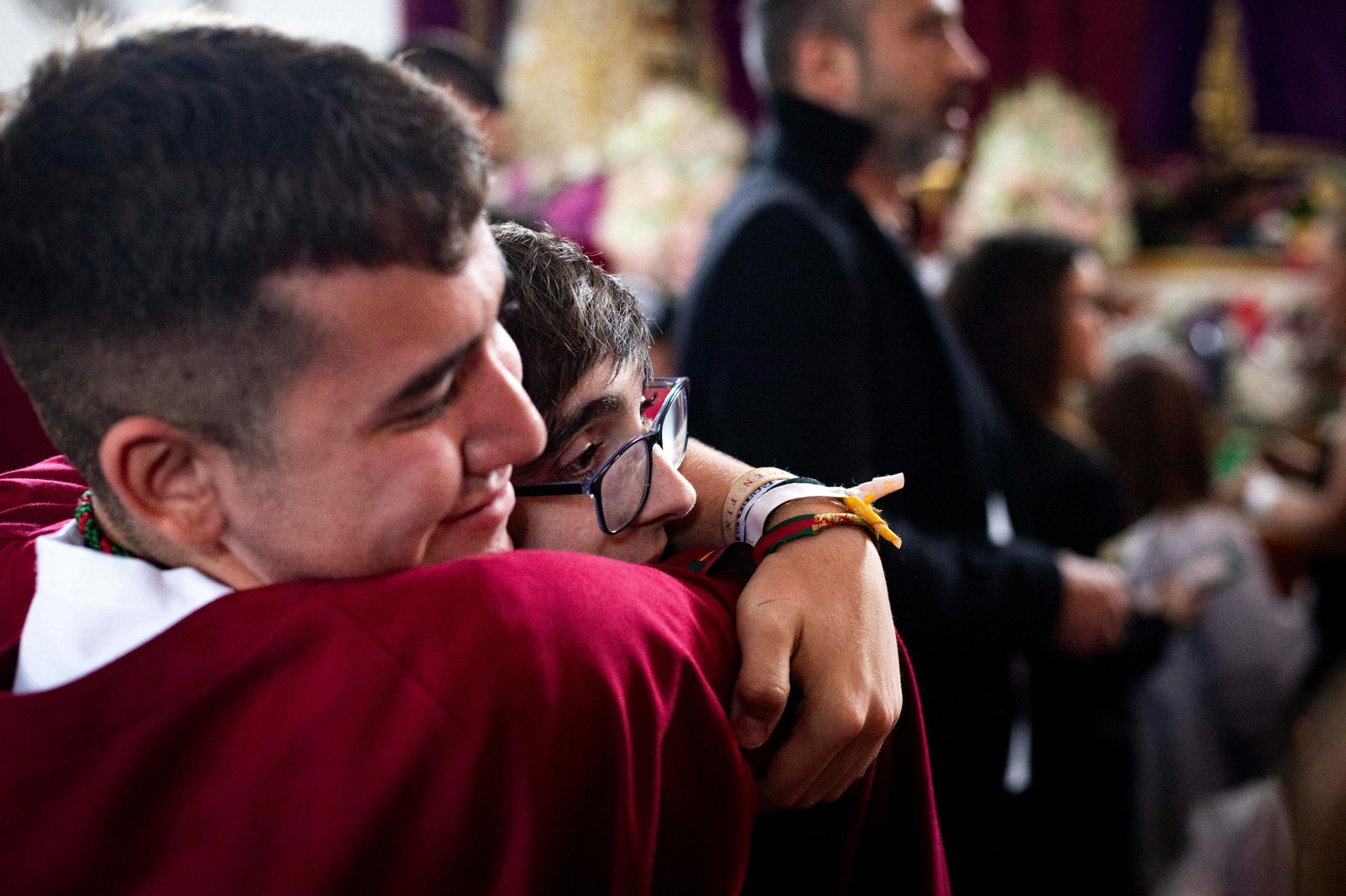 Las imágenes de la hermandad de Tres Caídas en la Semana Santa de San Fernando 2024