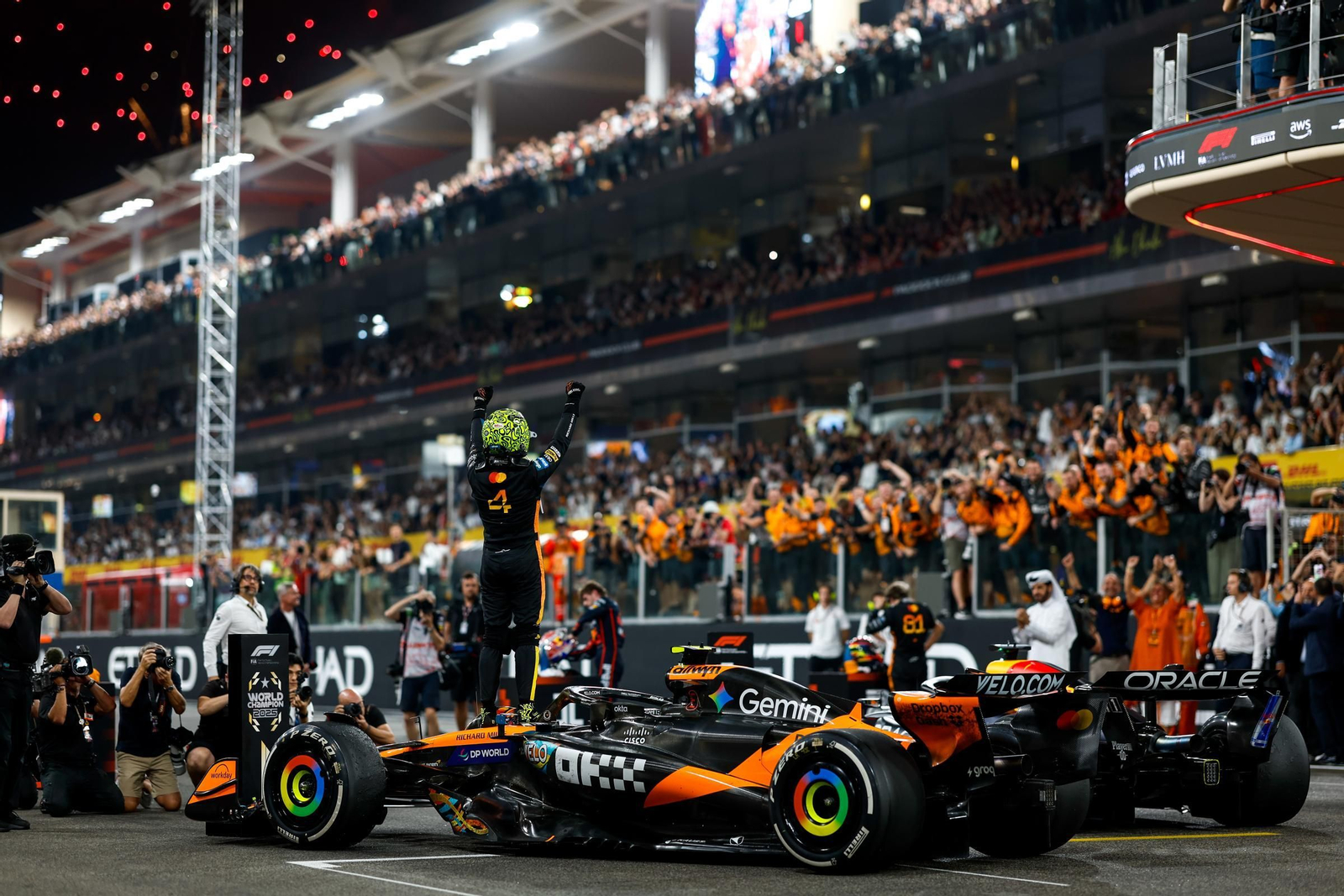 Las fotos del título mundial de Lando Norris en la Fórmula 1