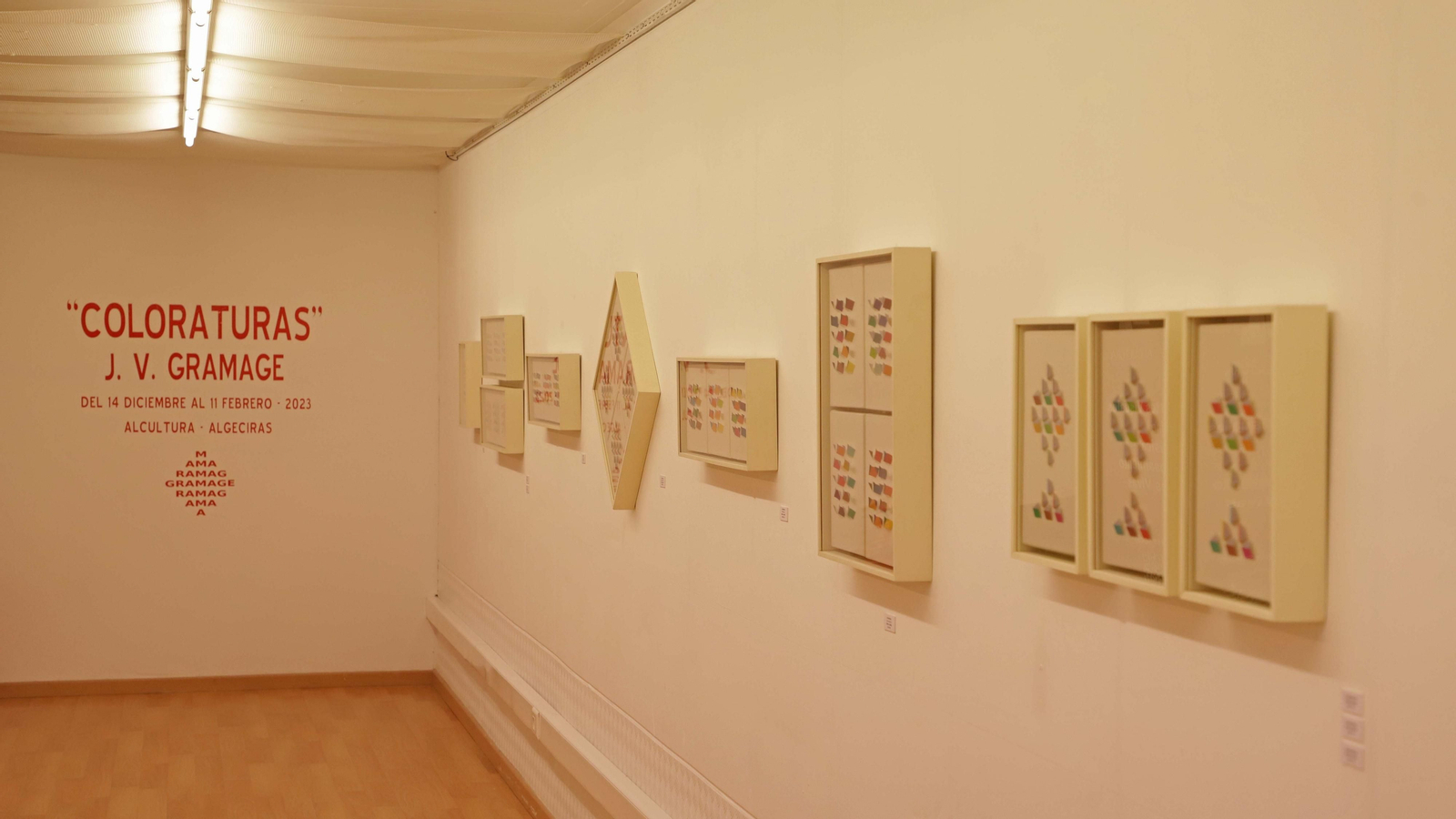 Fotos de la exposición 'Coloraturas' en Algeciras